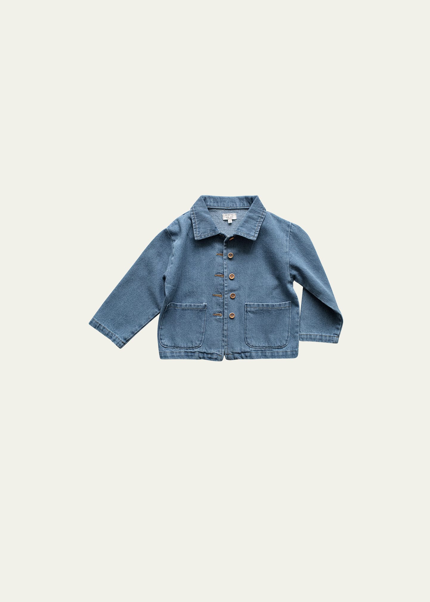 Kid's The Denim Boiler Cotton Suit, Size 9M-10