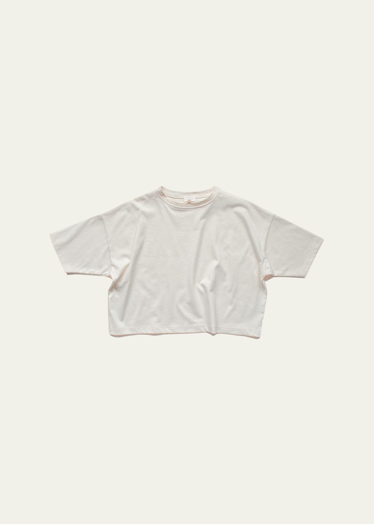 The Simple Folk Child Boy And Child Girl Organic Cotton Oversized Tee In Undyed