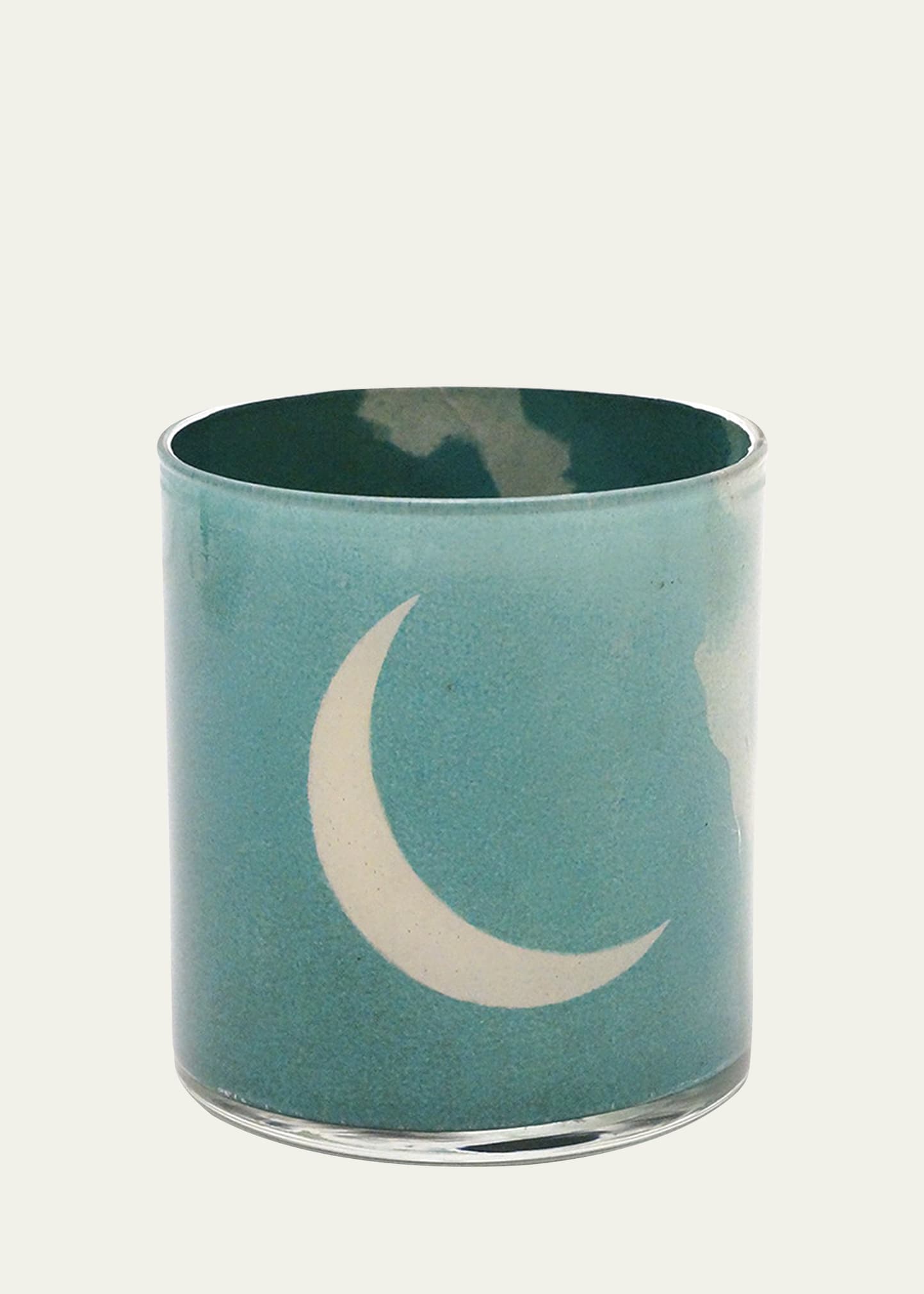 Crescent Moon Decoupage Desk Cup