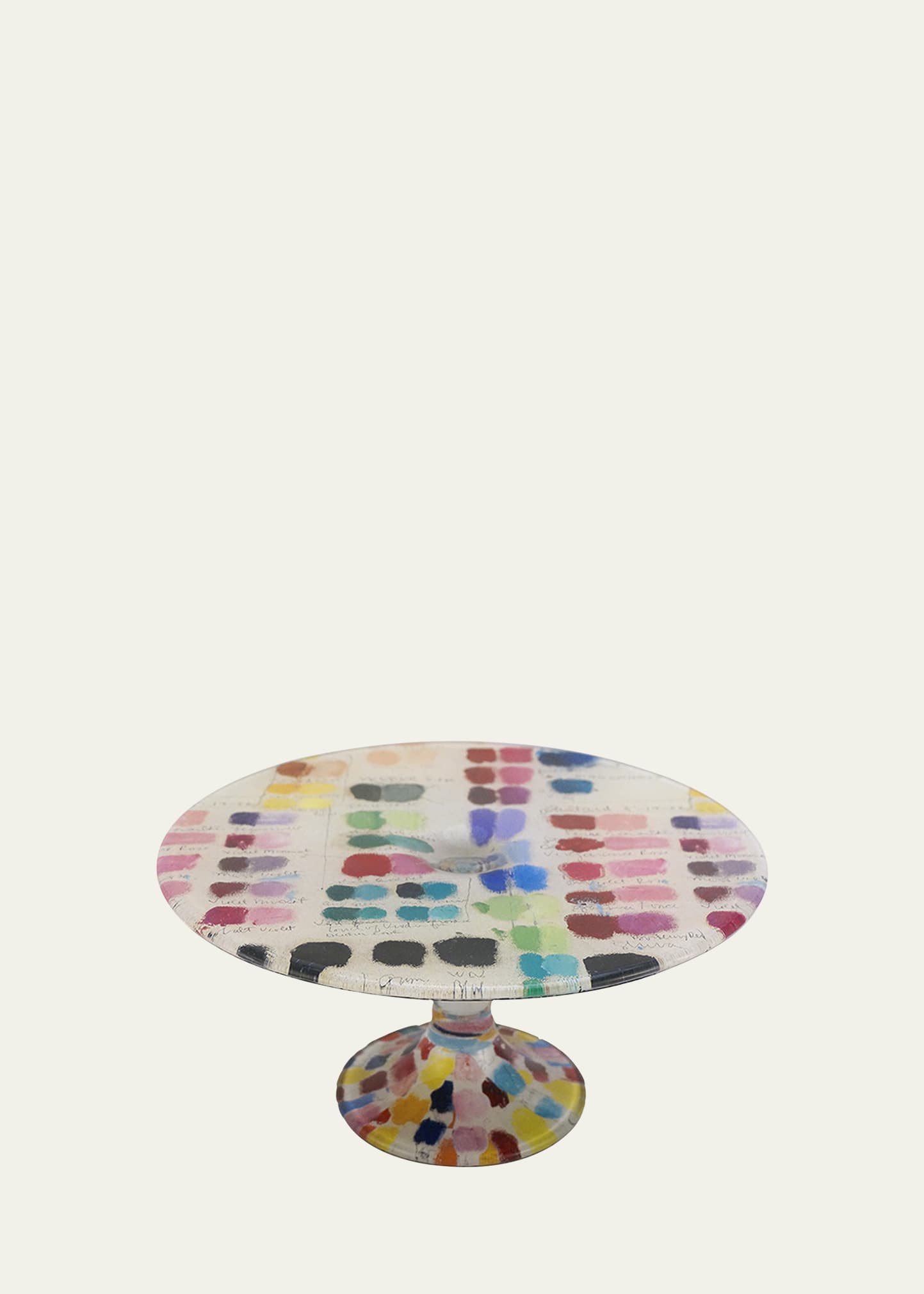 Shop John Derian Tones Stacking Cake Pedestal In Multi