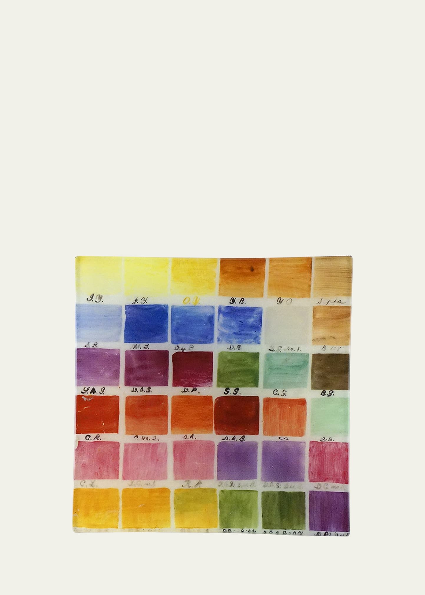 John Derian 1920 Tile Sample Vide Poche In Multi