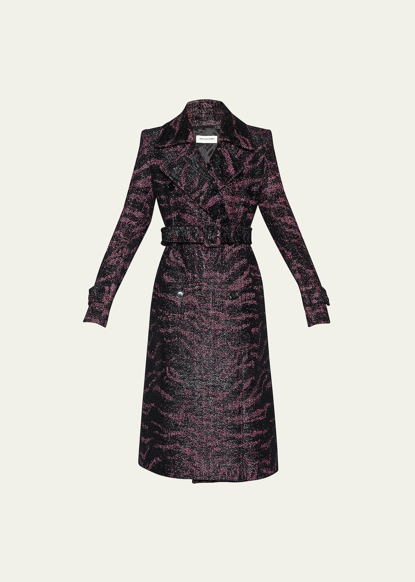 Rosiam Patterned Trench Coat