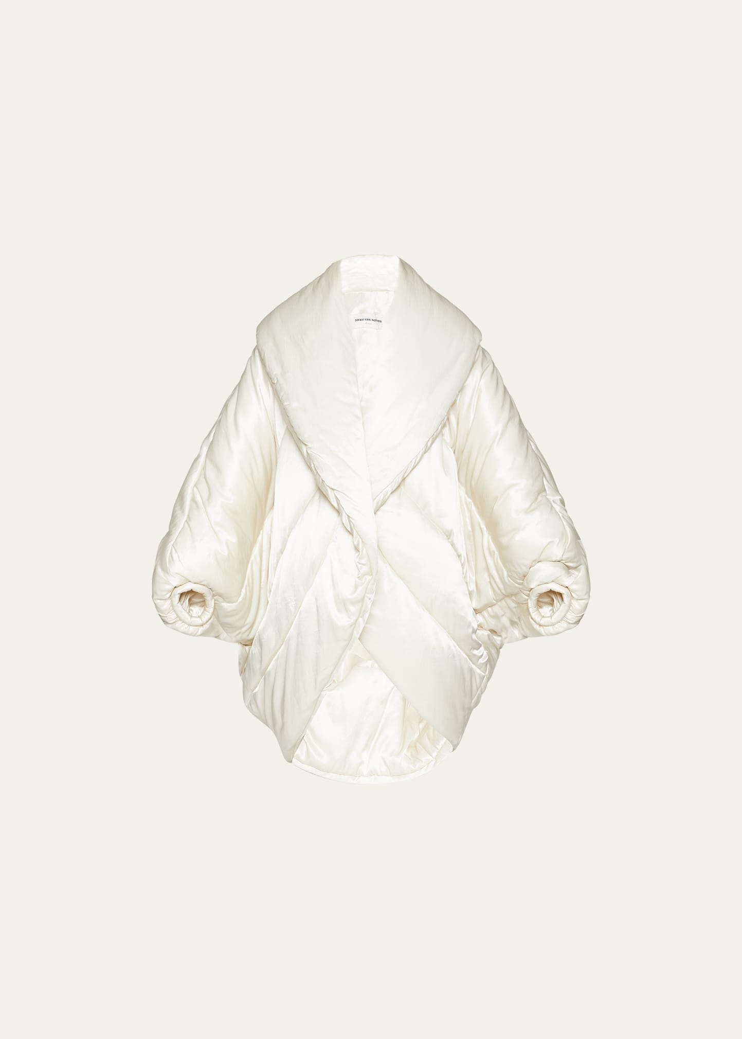 Vienna Shawl-Collar Oversized Padded Jacket