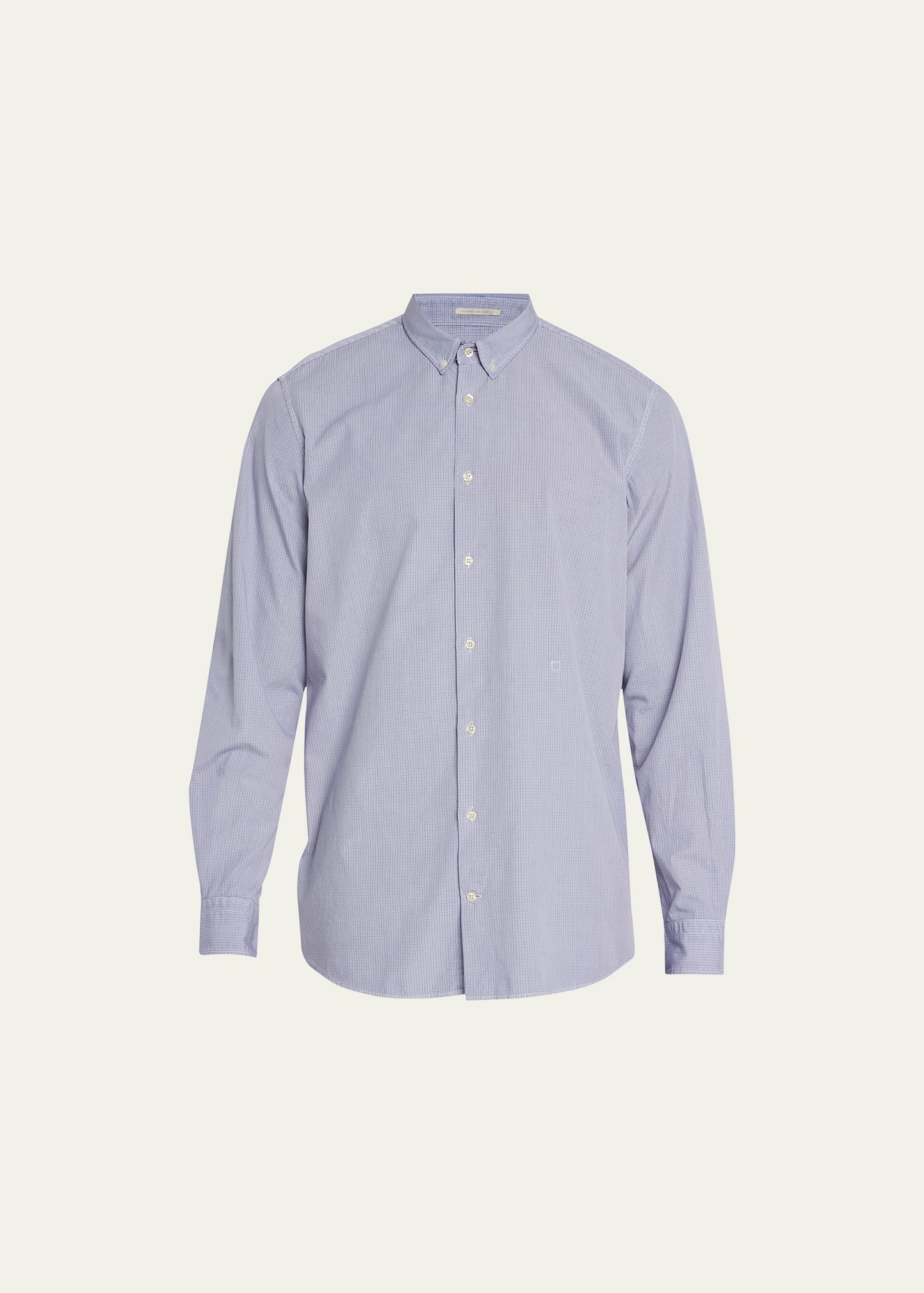 Shop Massimo Alba Men's Button-down Collar Sport Shirt In U576-mist