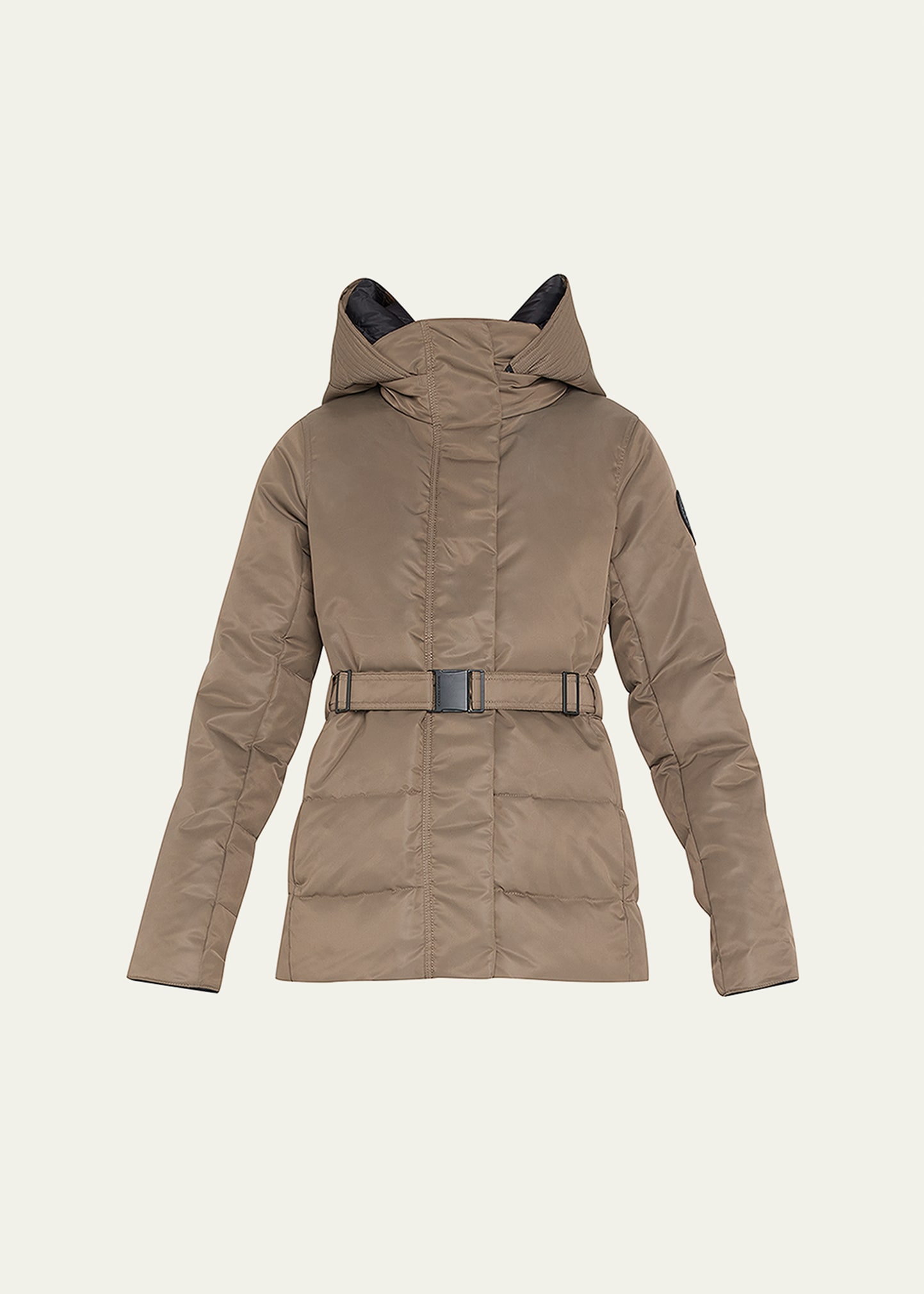 Shop Canada Goose Mckenna Belted Utility Jacket In Quicksand