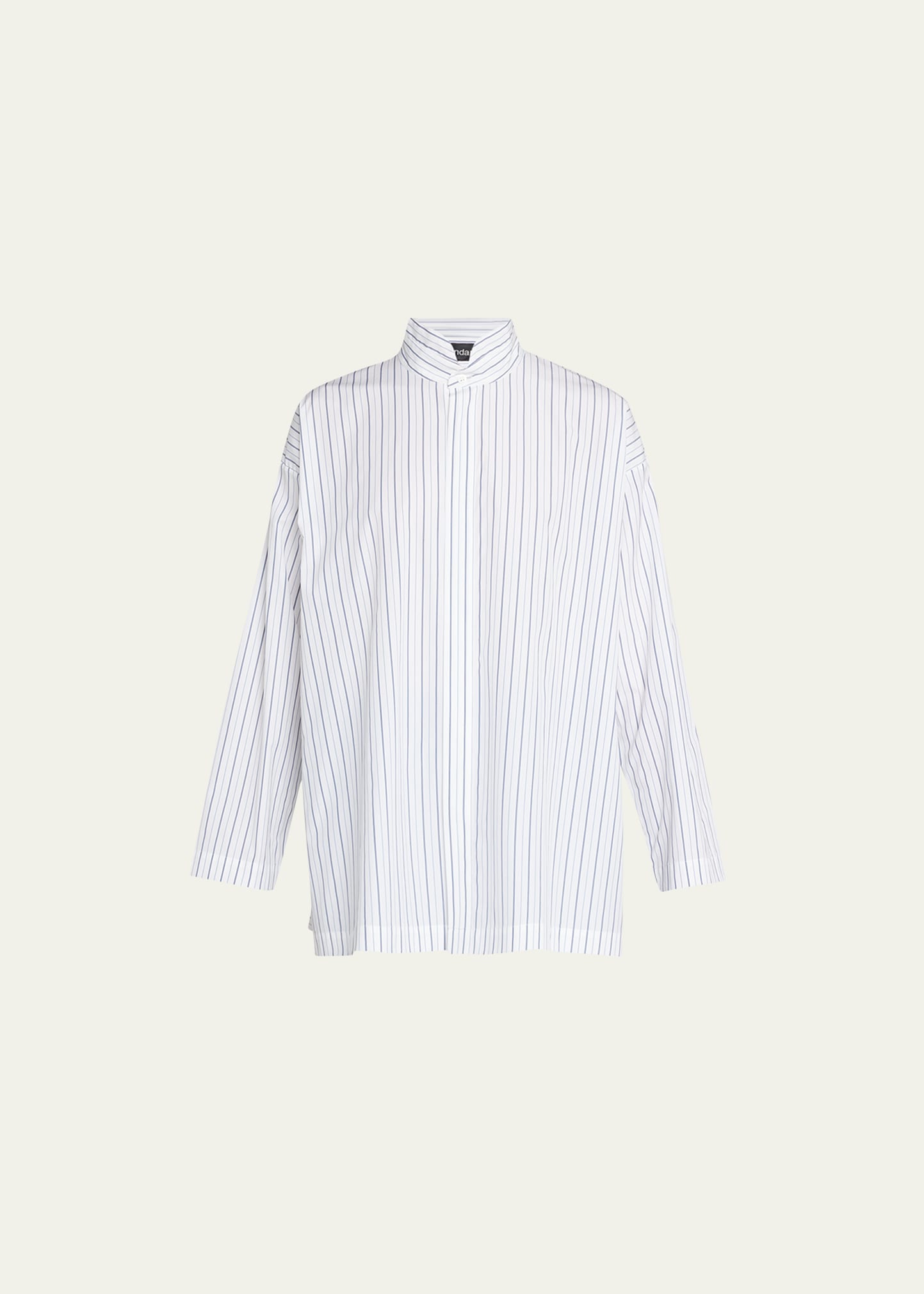 Slim A-Line Double-Stand Collar Shirt