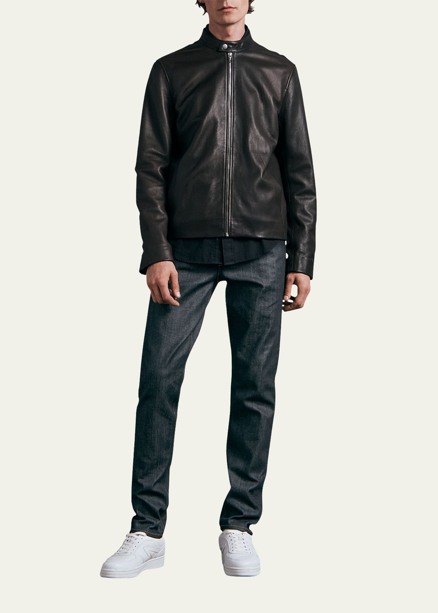 Rag & Bone Men's Fit 2 Authentic Stretch Jeans In Black