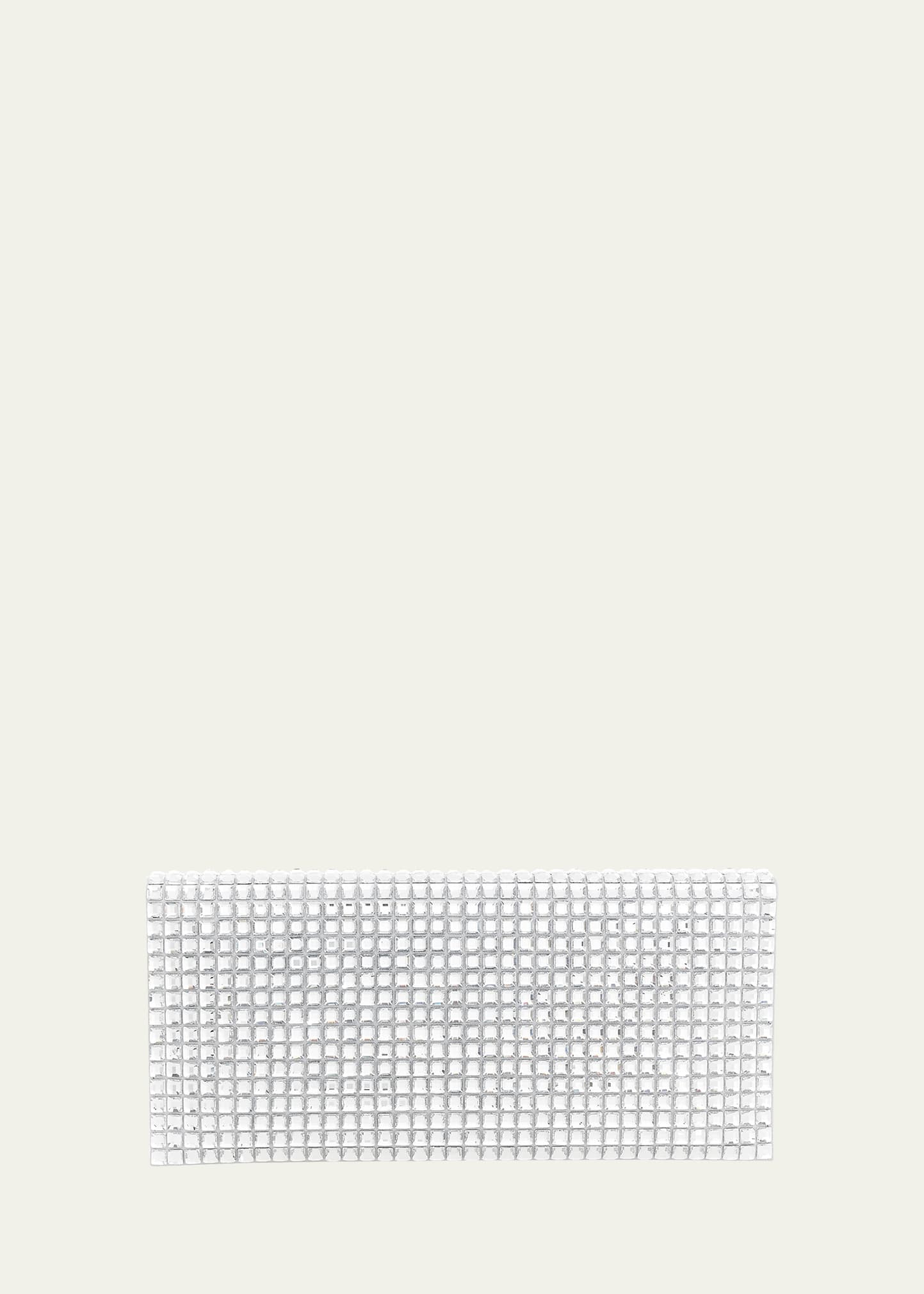 Judith Leiber Couture Envelope Flap Crystal Clutch Bag