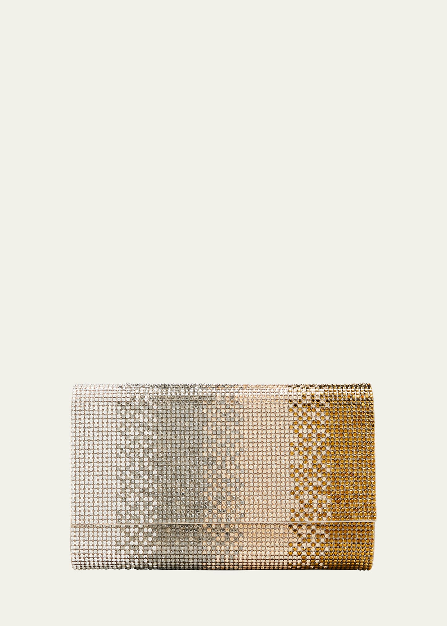 Judith Leiber Couture Gradient Crystal Clutch Bag