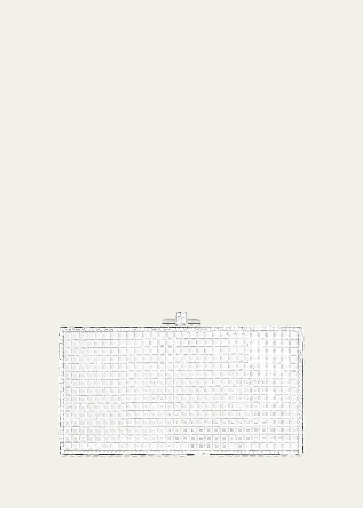 Rectangle Square Crystal Clutch Bag