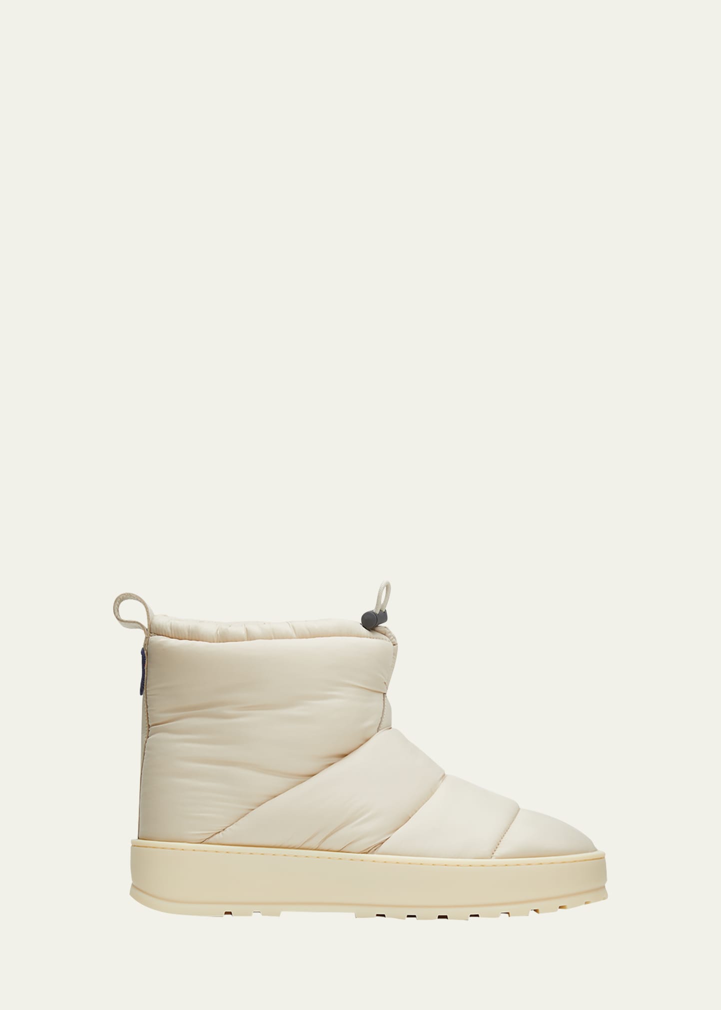 Puffy Nylon Ankle Boots