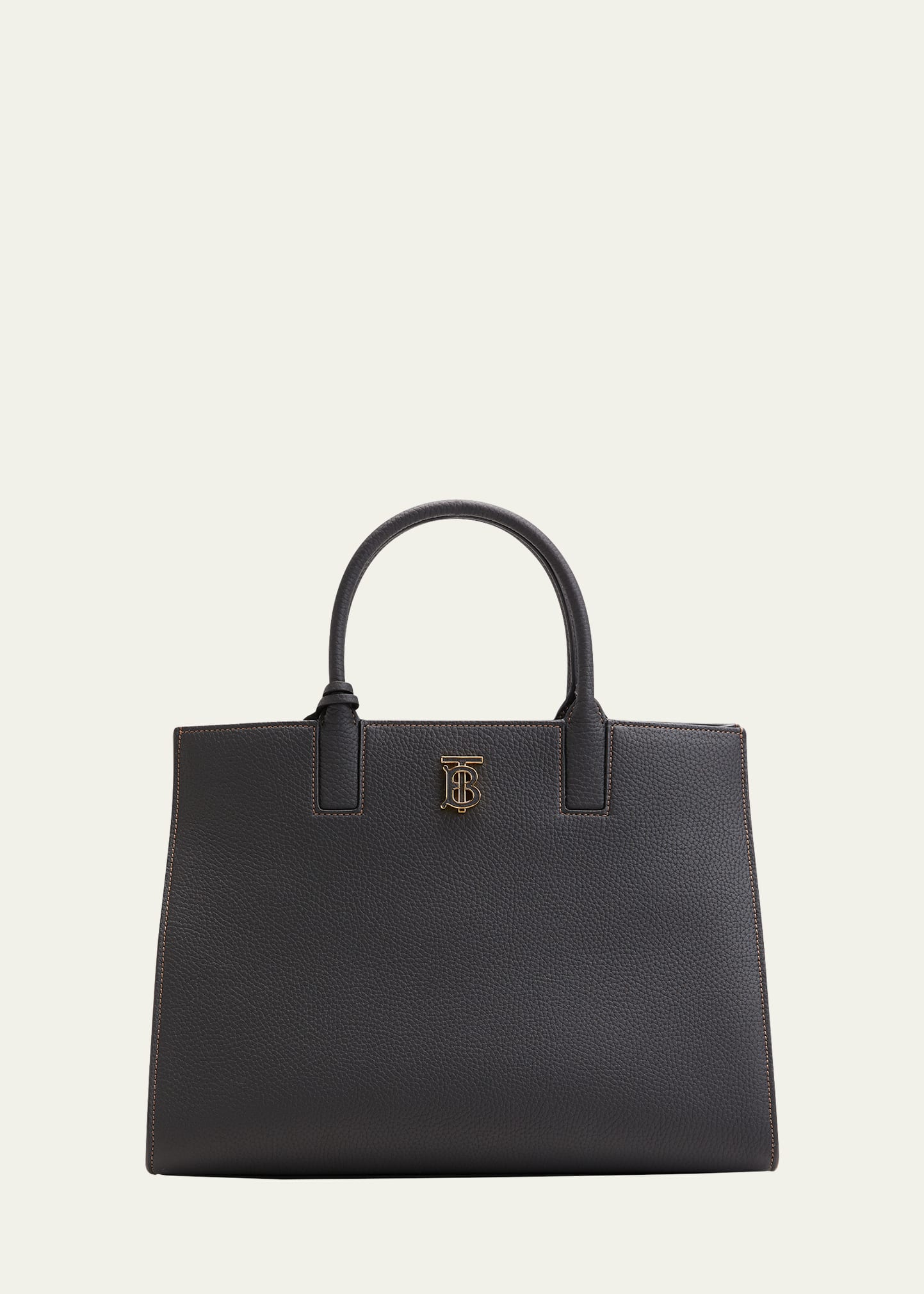 Frances Small Leather Top-Handle Bag