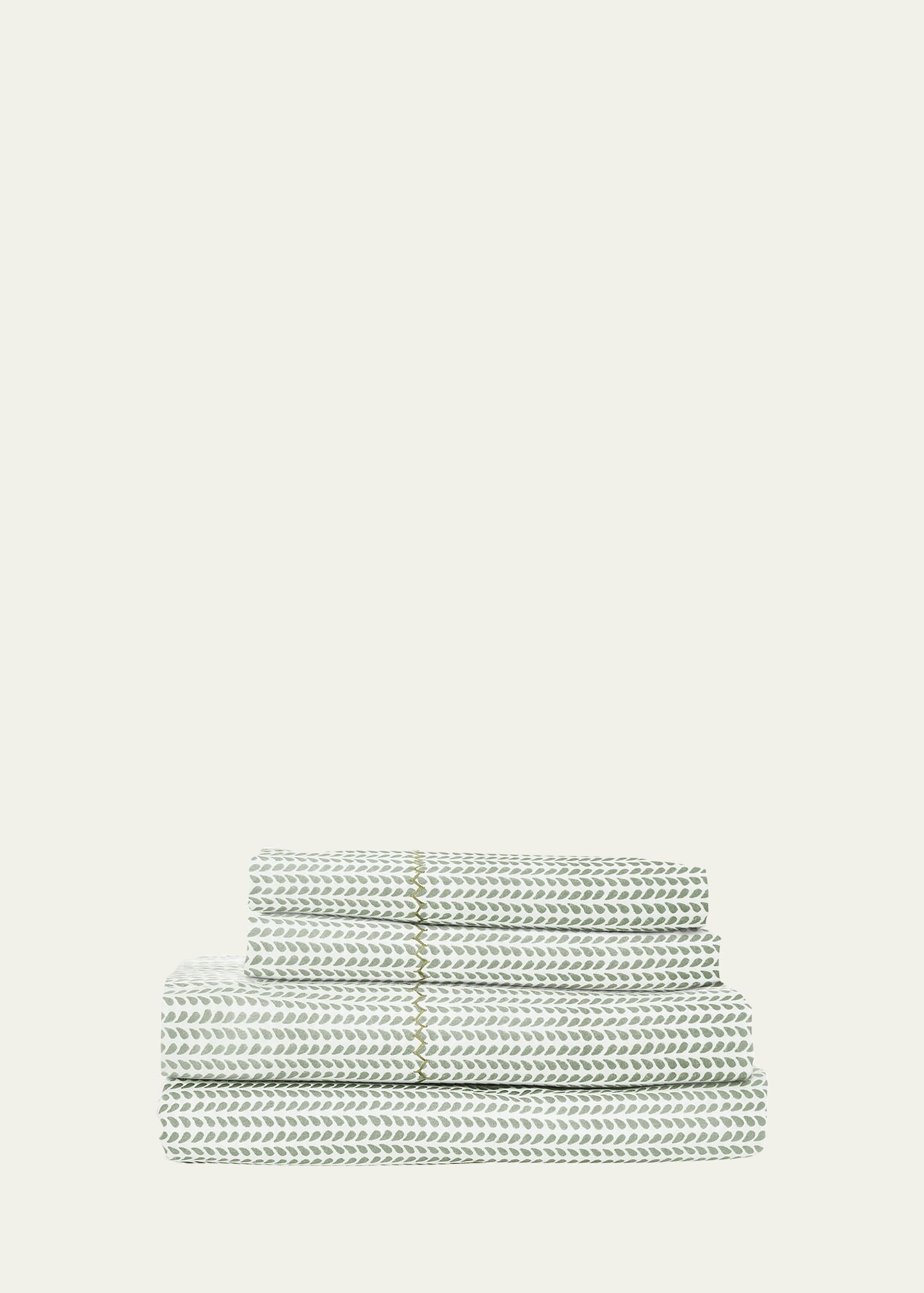 John Robshaw Cinde Sage King Pillowcases - Set Of 2