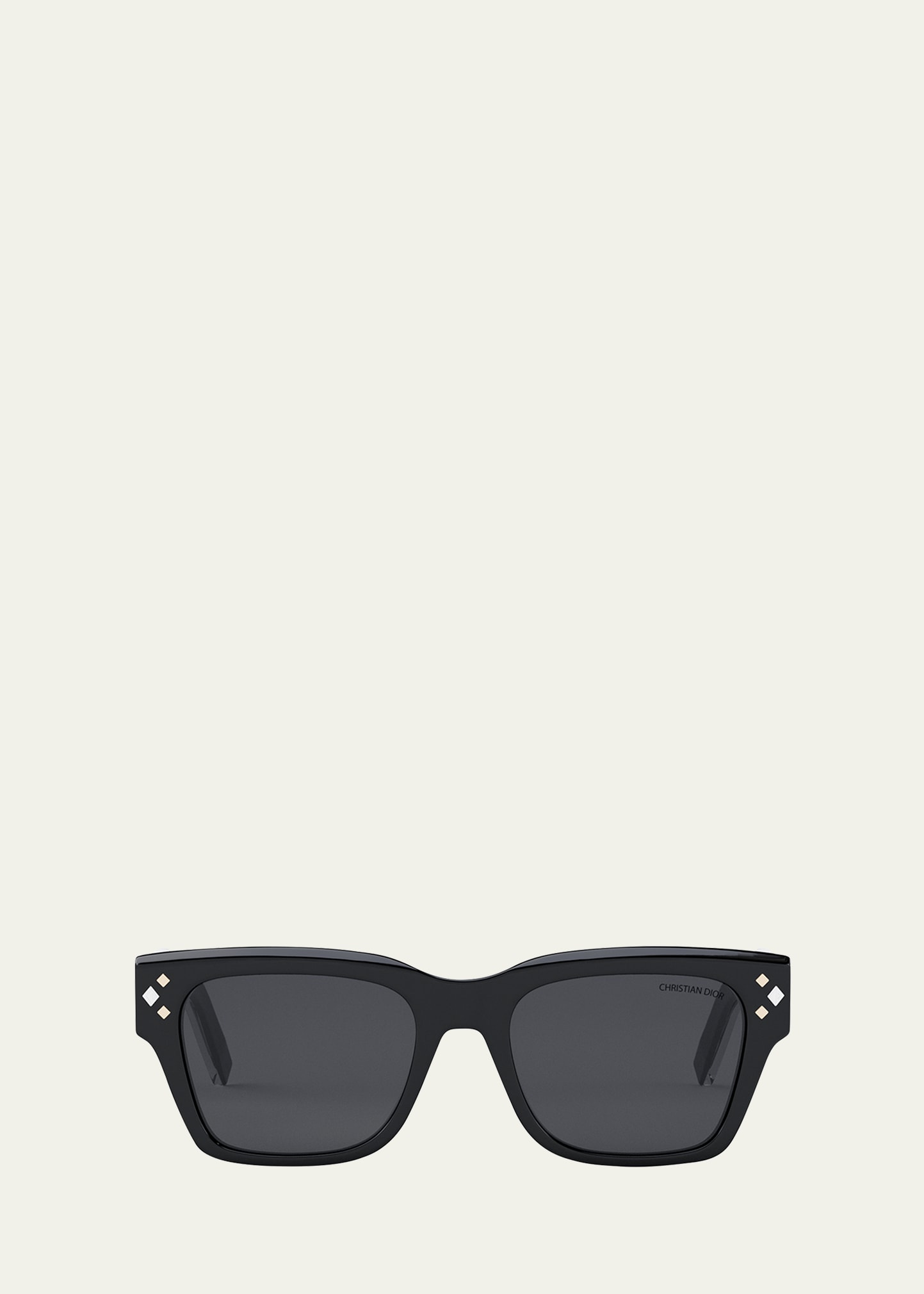 CD Diamond S6I Black Square Sunglasses