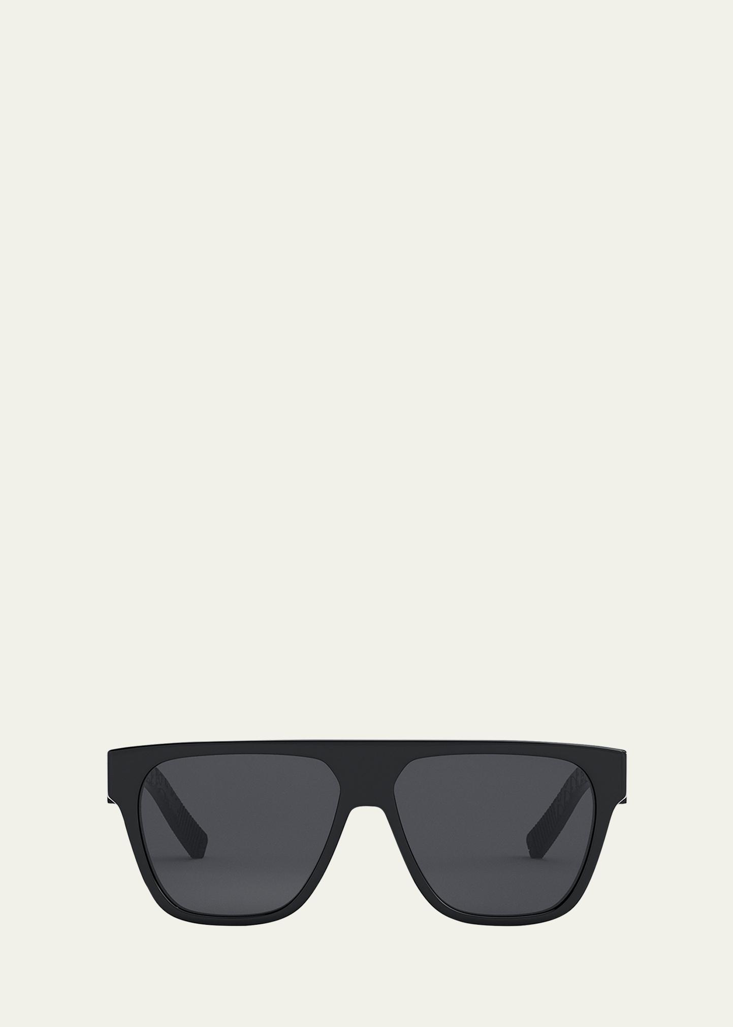 Dior B23 57mm Square Sunglasses In Black | ModeSens display picture 2