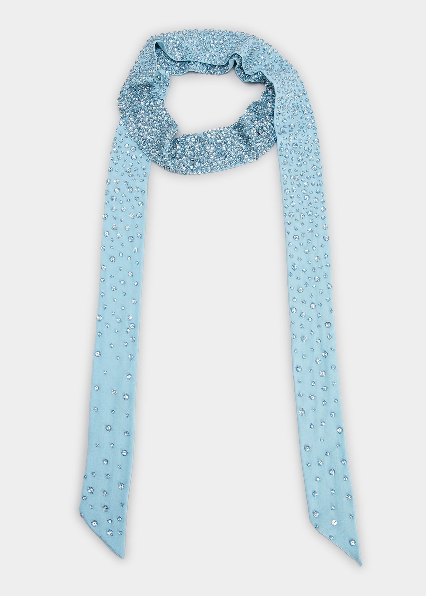 Men's Sequin Skinny Scarf