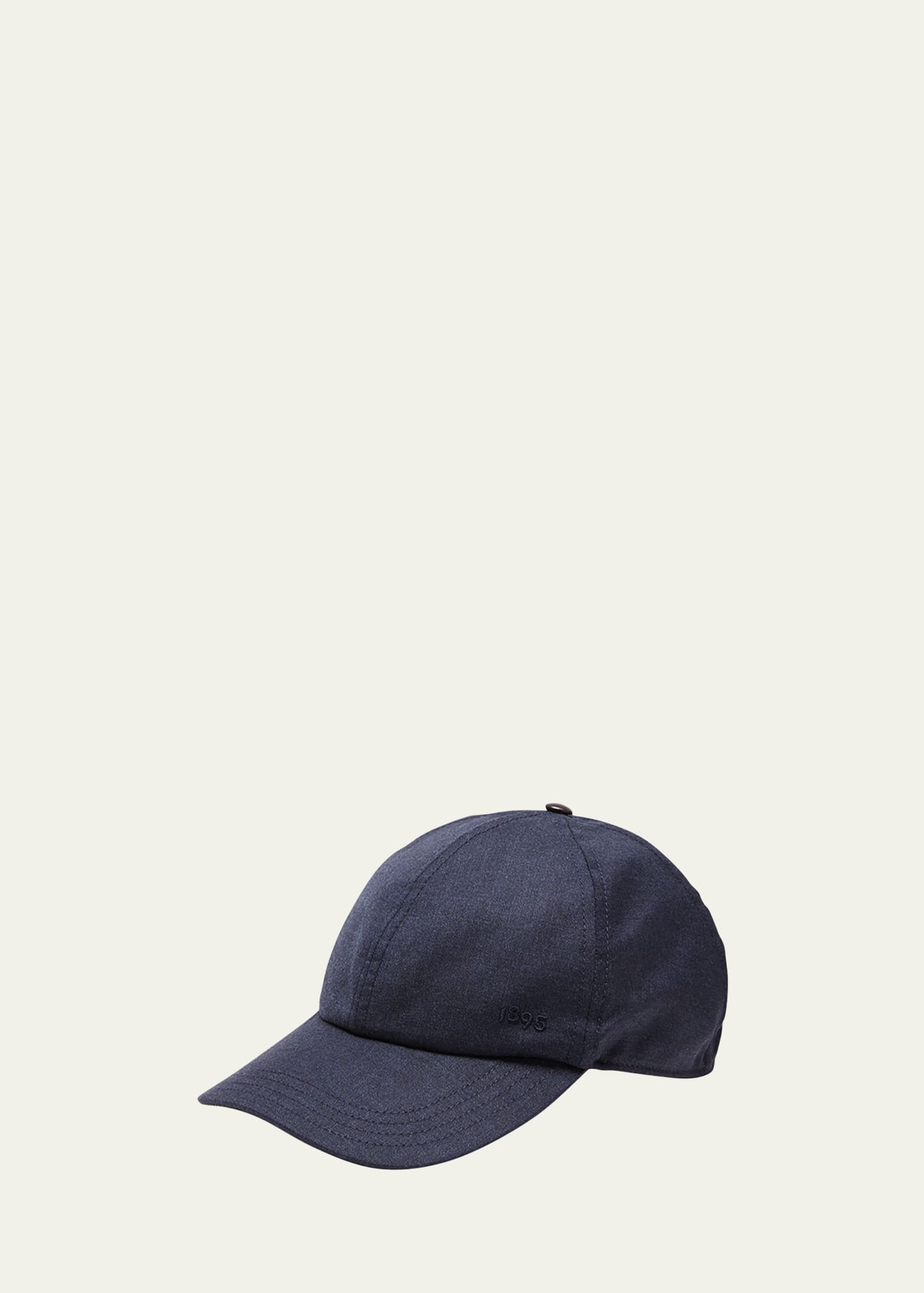 Berluti Men's 6-panel Wool Baseball Hat In Night Blue