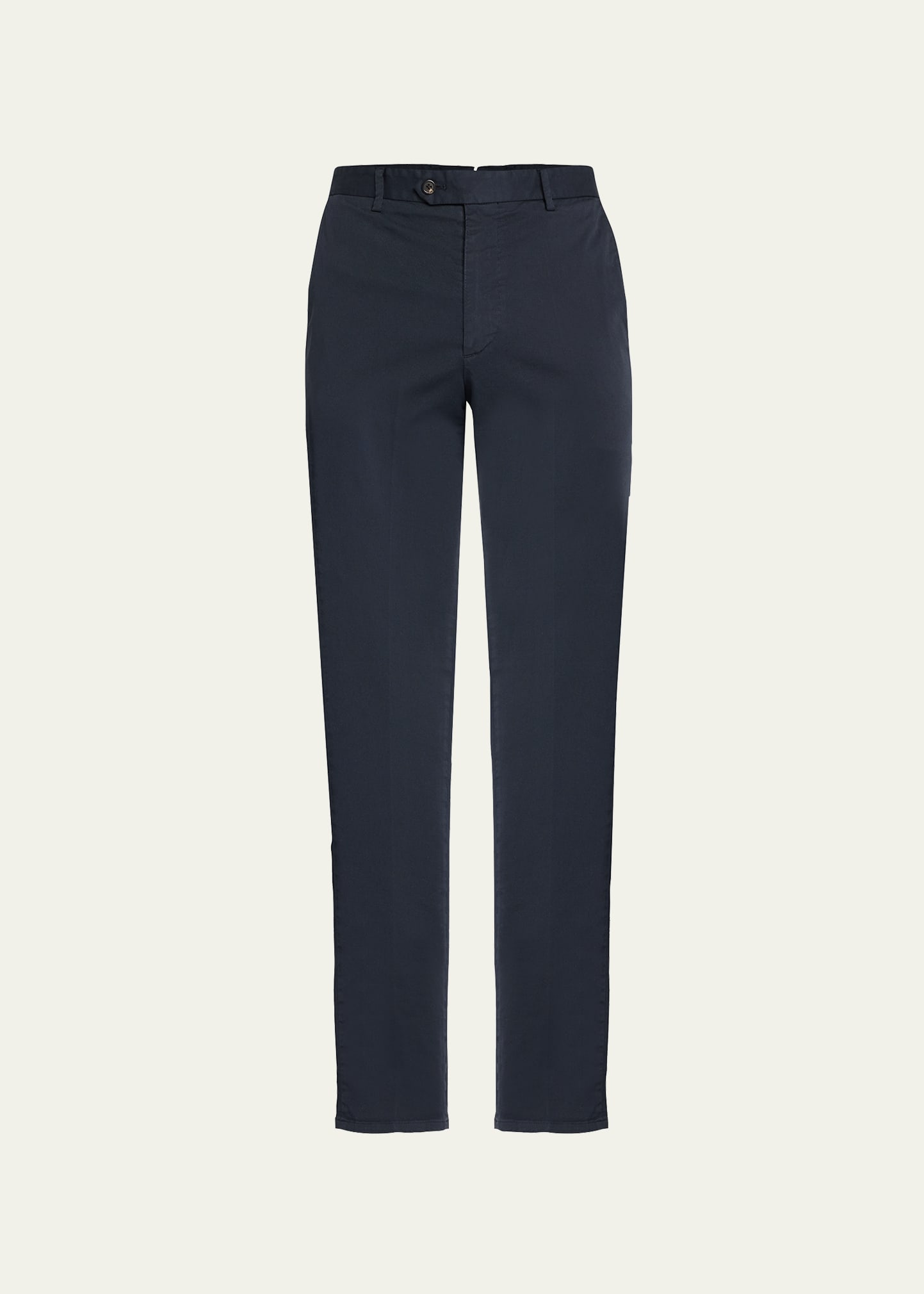 Men's Wellbeck Slim Fit Cotton-Stretch Trousers