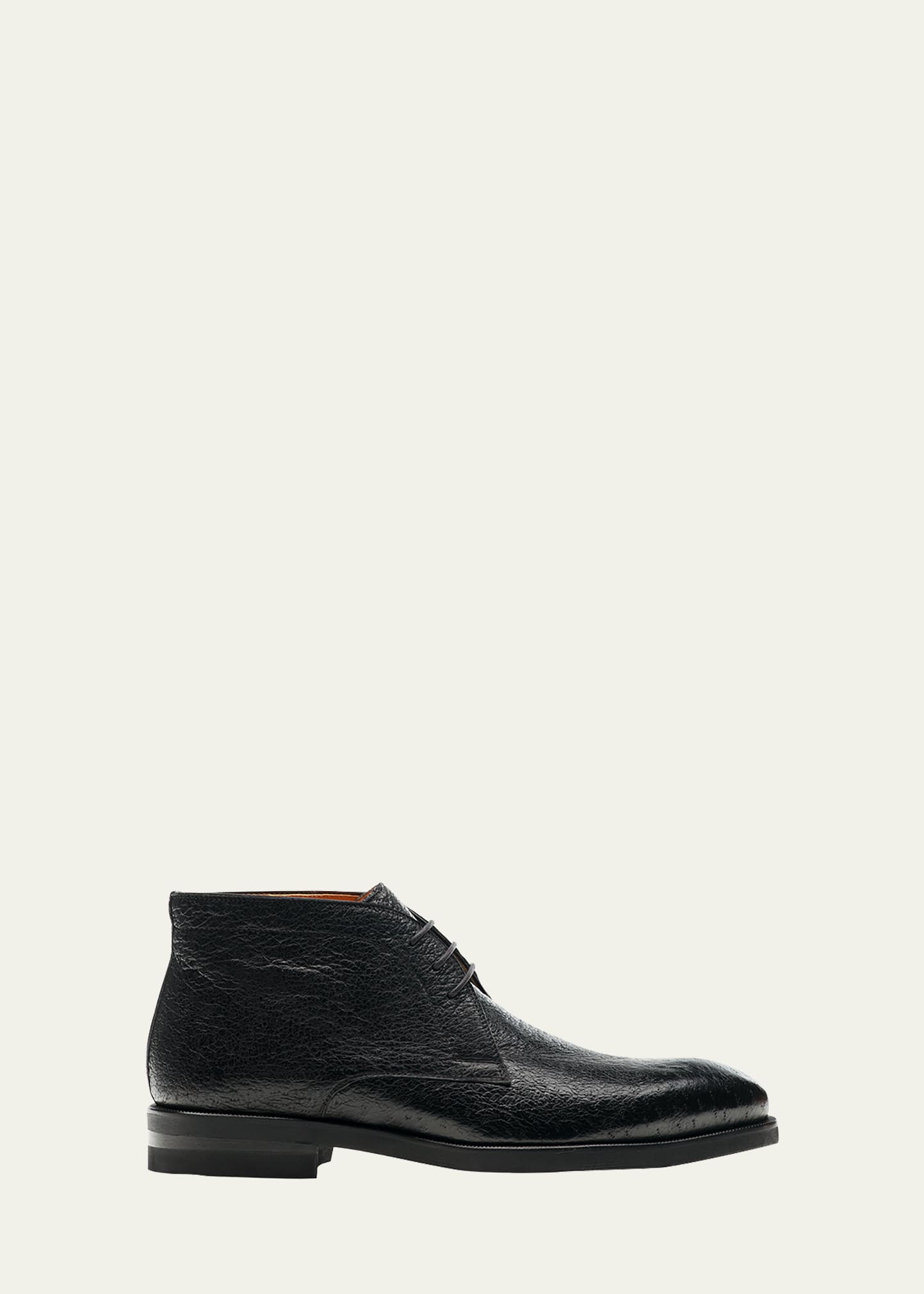 Magnanni Men's Tacna Leather Chukka Boots In Black