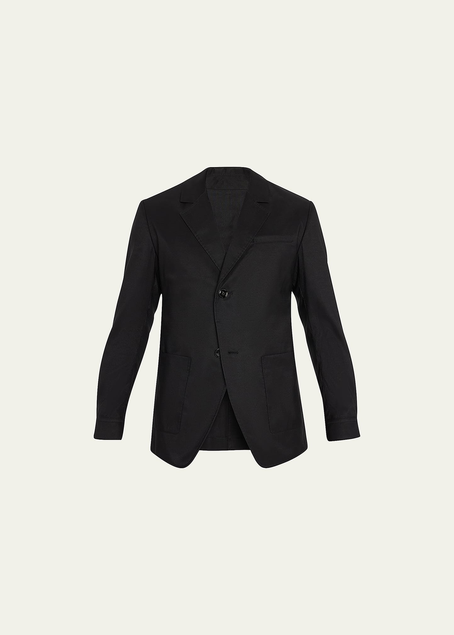 3.1 Phillip Lim Men's Oversized Solid Sport Jacket In Black