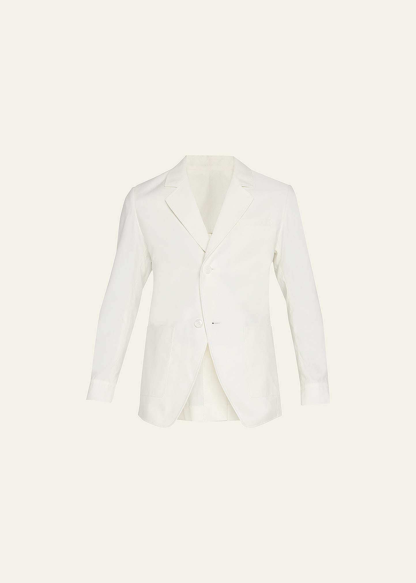 3.1 Phillip Lim Men's Oversized Solid Sport Jacket In Ant. White