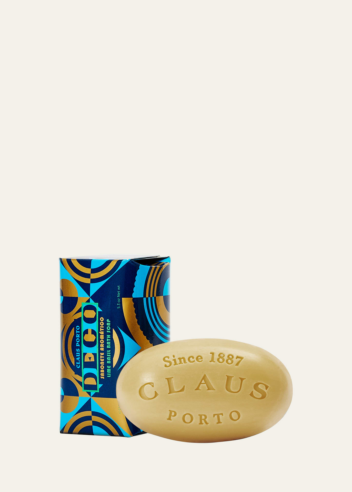 Claus Porto 5.3 oz. Deco Lime Basil Soap