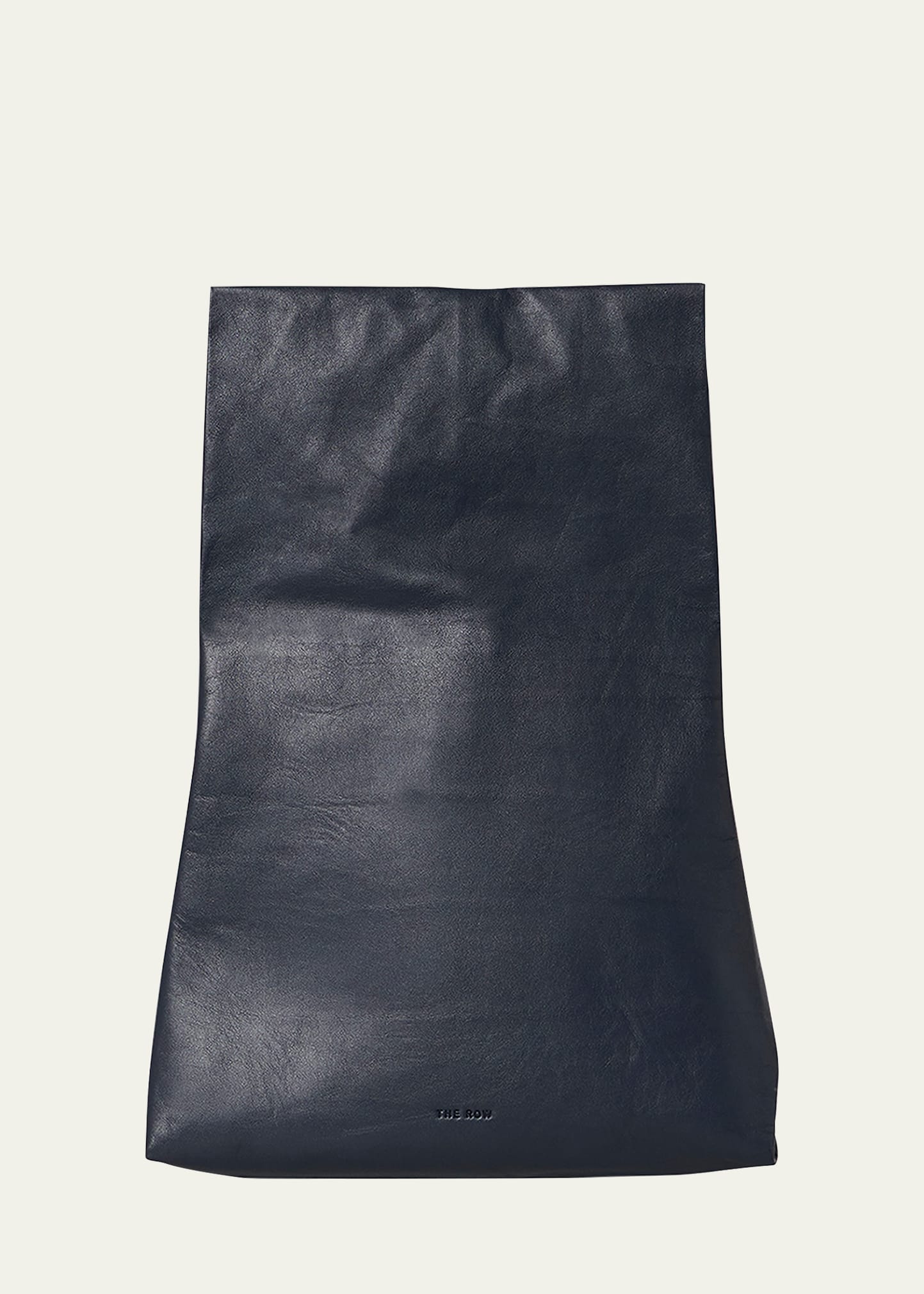 The Row Glove Small Clutch Bag In Nubuck Leather In Blk Black