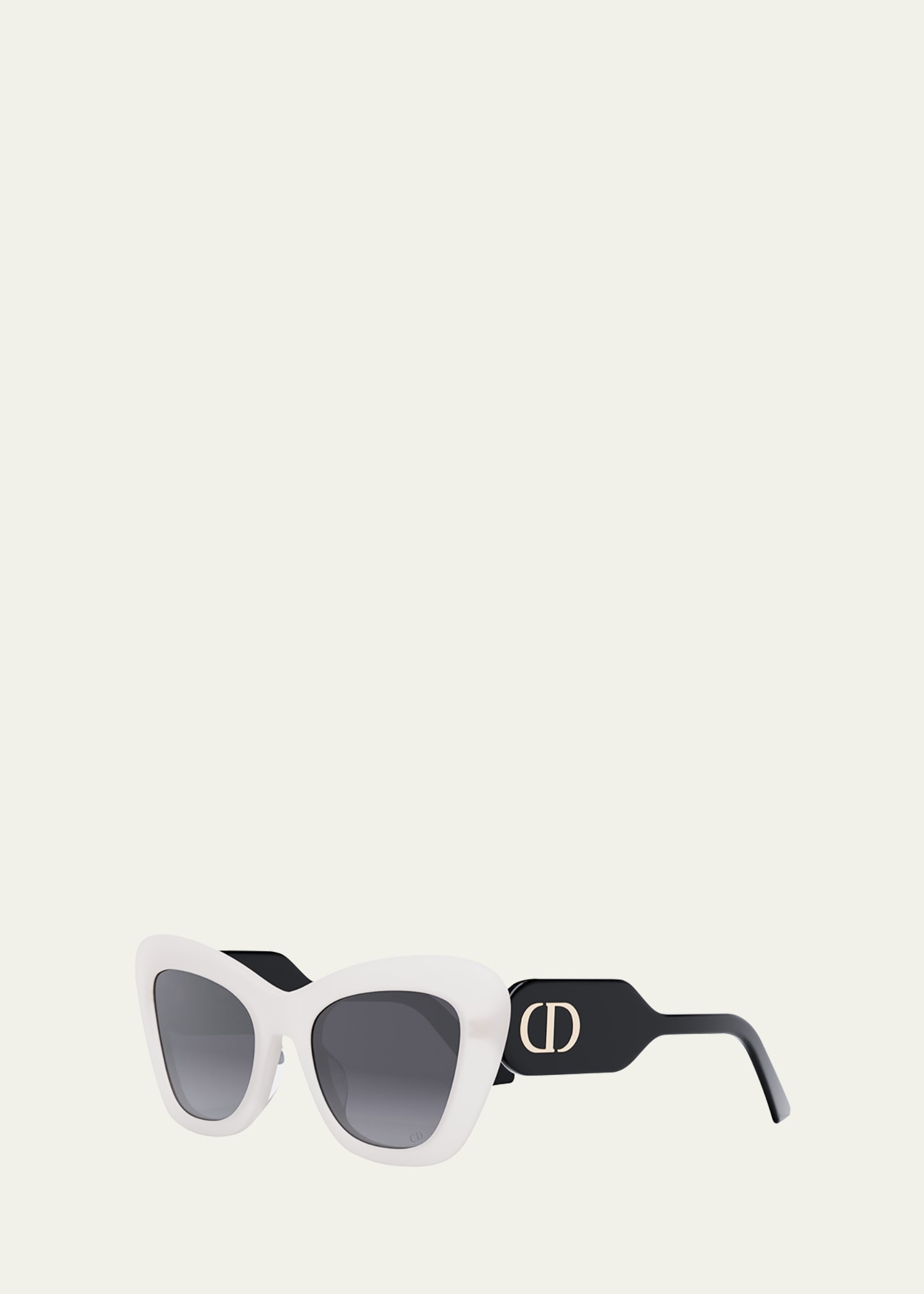 Dior CD Two-Tone Acetate Butterfly Sunglasses