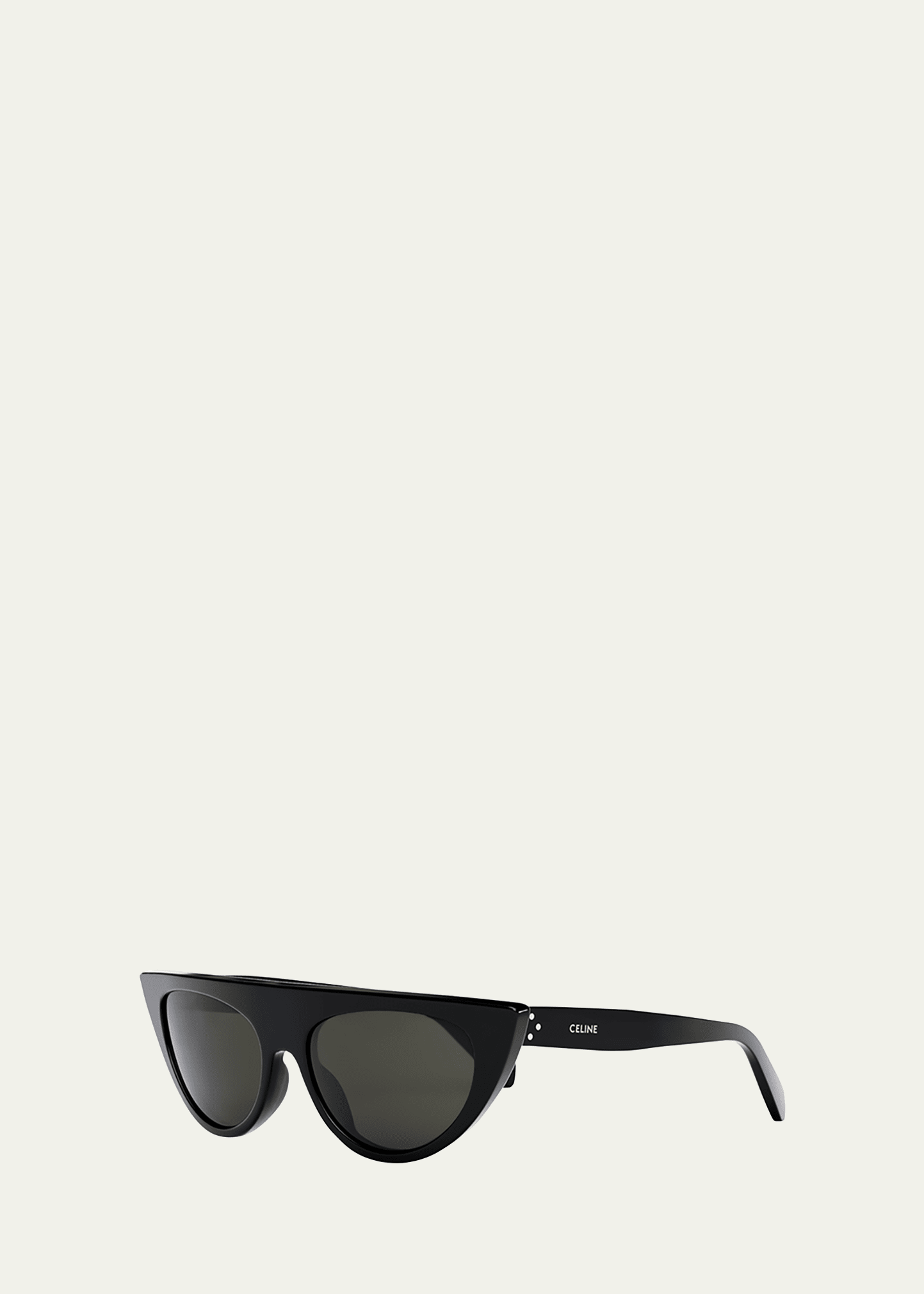 Flat-Top Acetate Cat-Eye Sunglasses