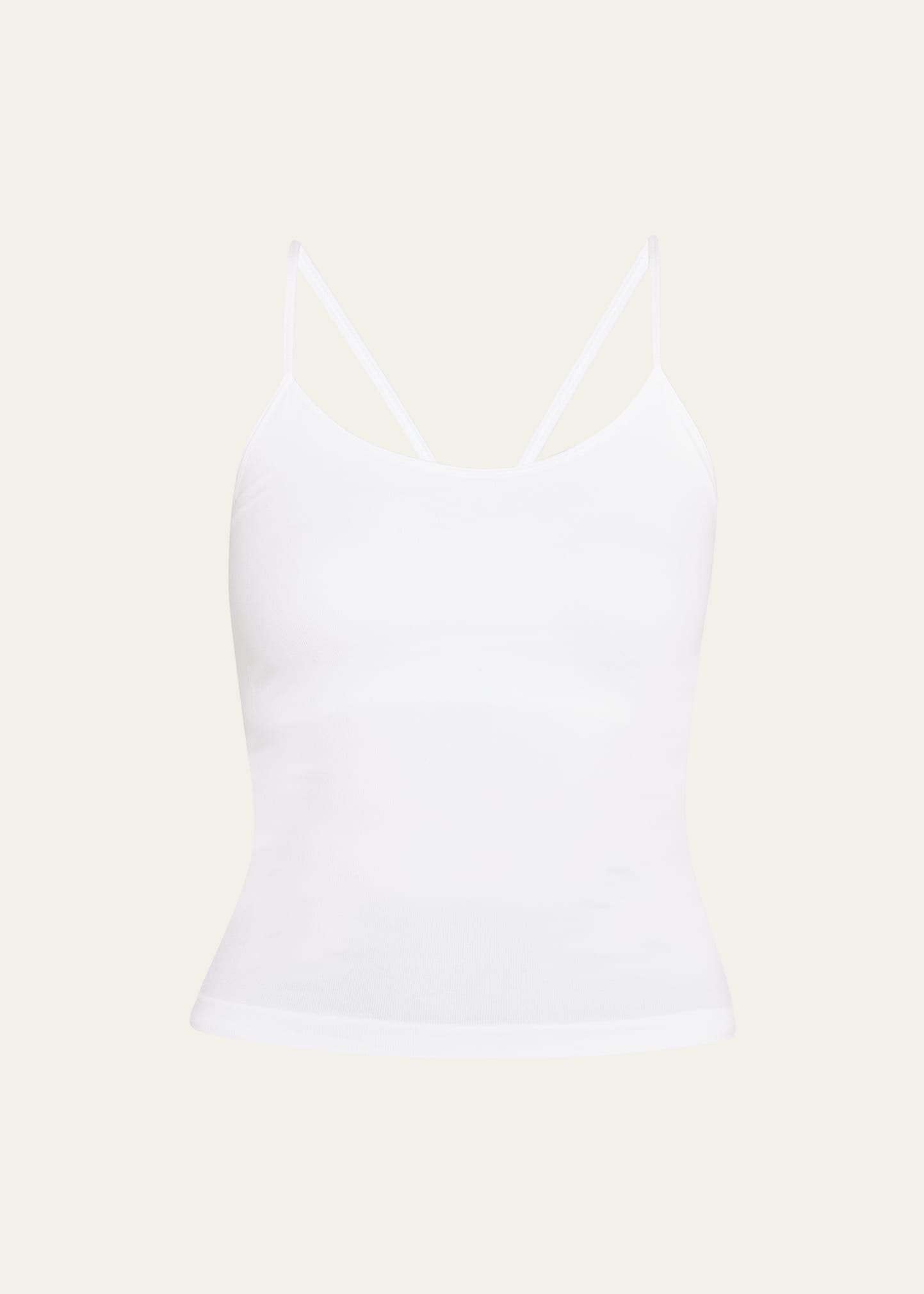 Splits59 Loren Seamless Waist Length Tank Top In White