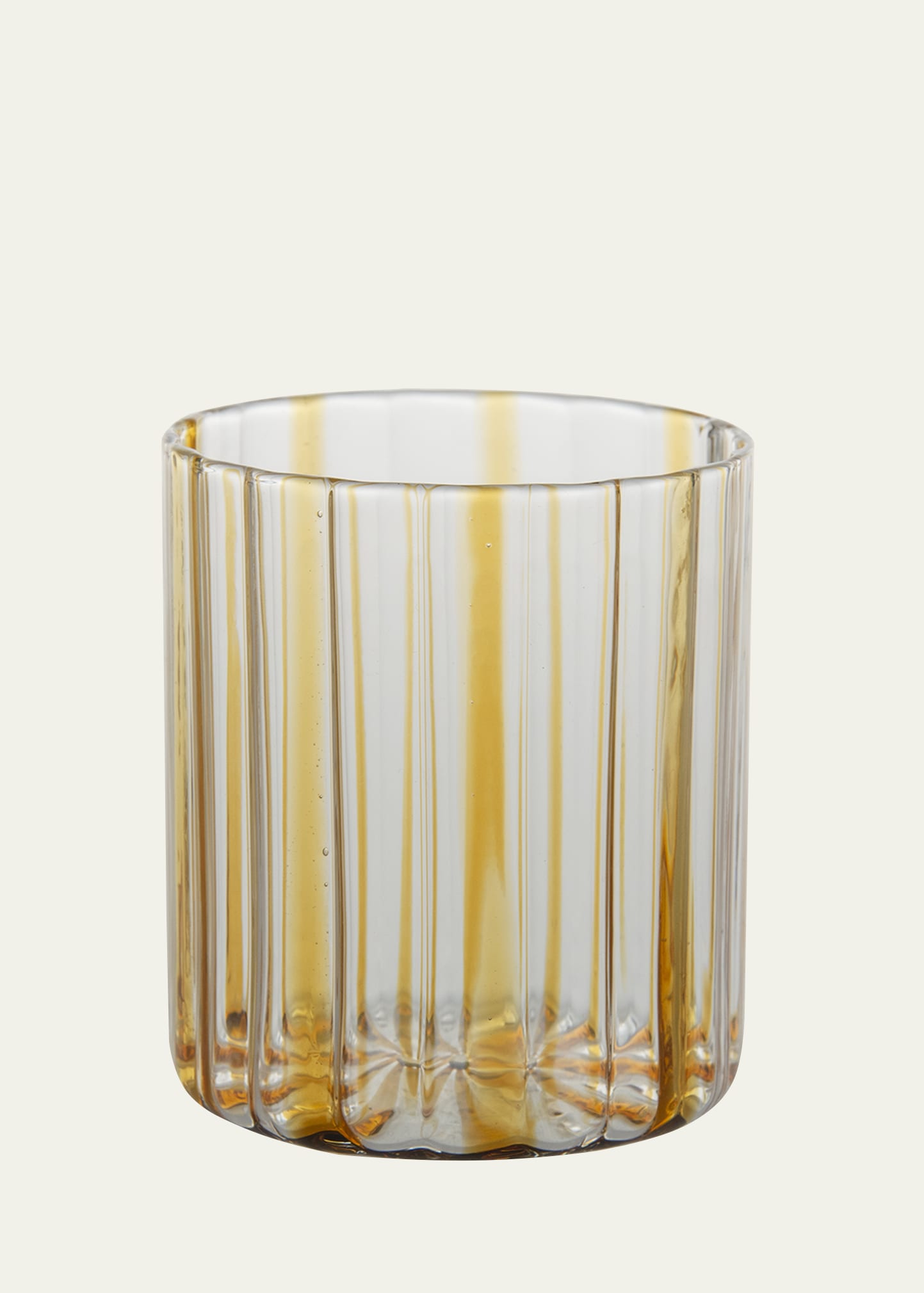 Striped Glass, Amber