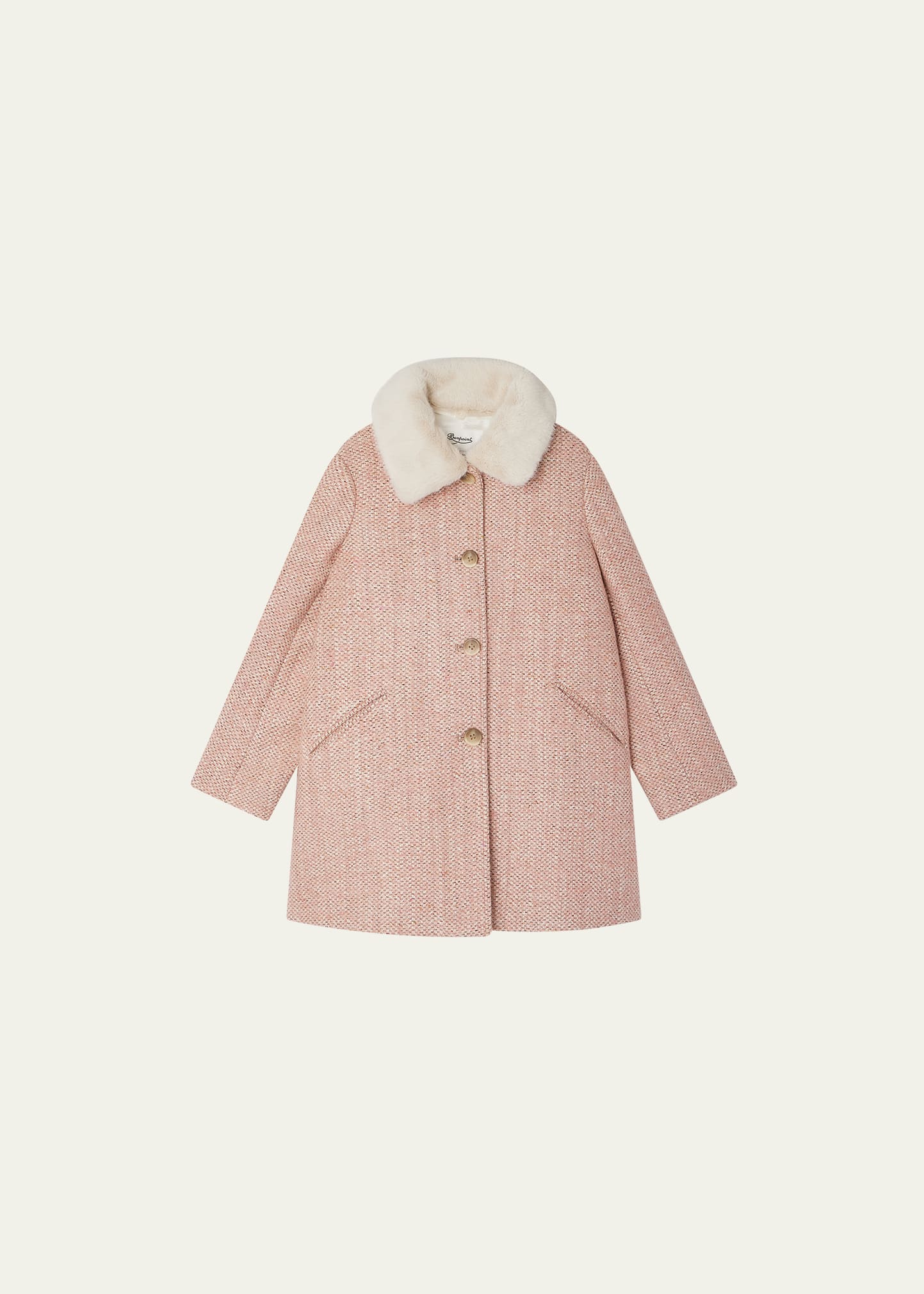 Bonpoint Temaggie single-breasted coat - Pink