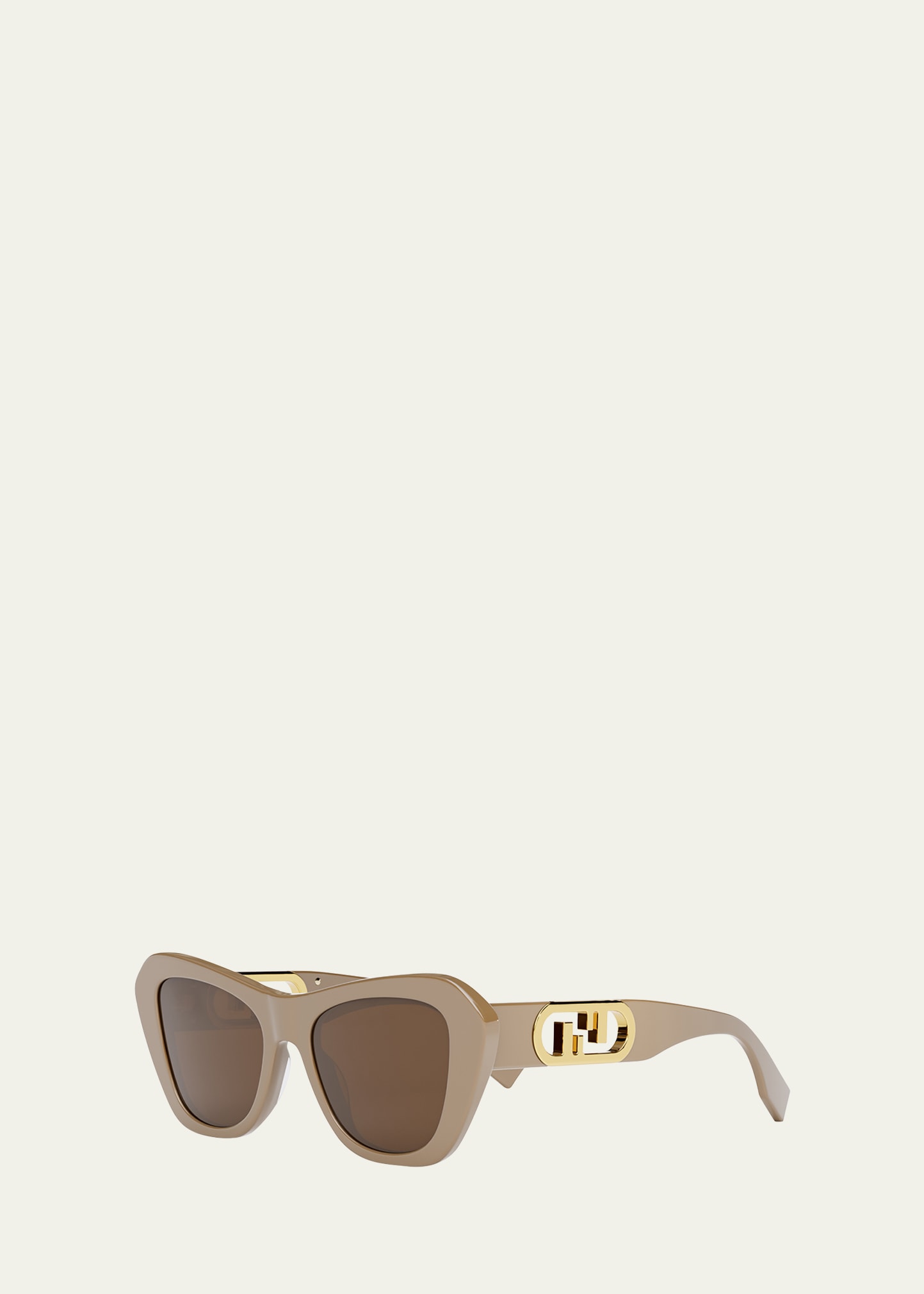 FENDI FF NYLON CAT-EYE SUNGLASSES