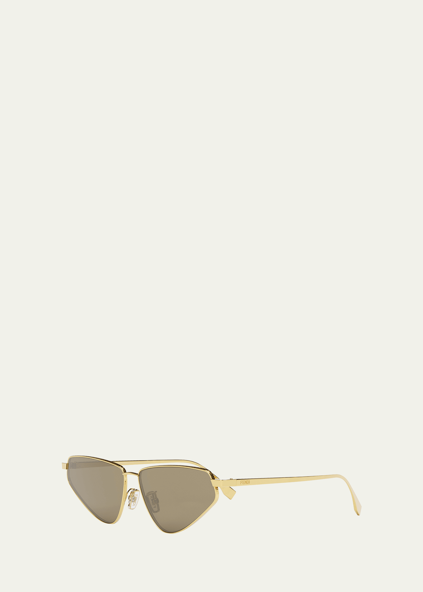 Fendi Logo Metal Cat-Eye Sunglasses