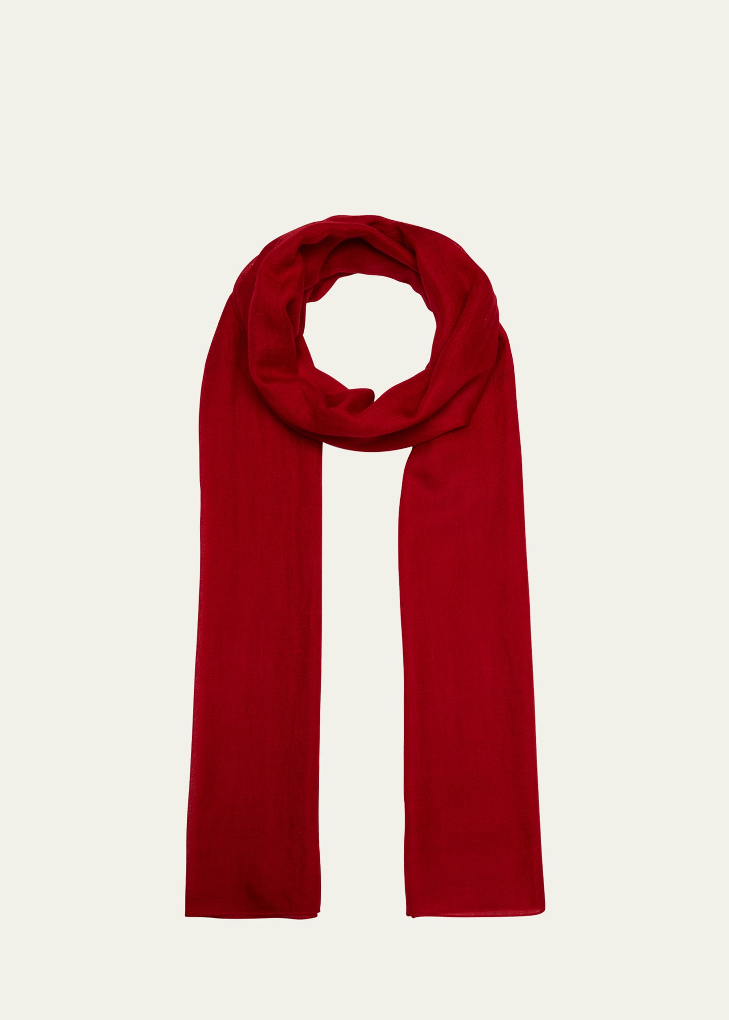 Denis Colomb Cashmere Cloud Scarf In Geranium