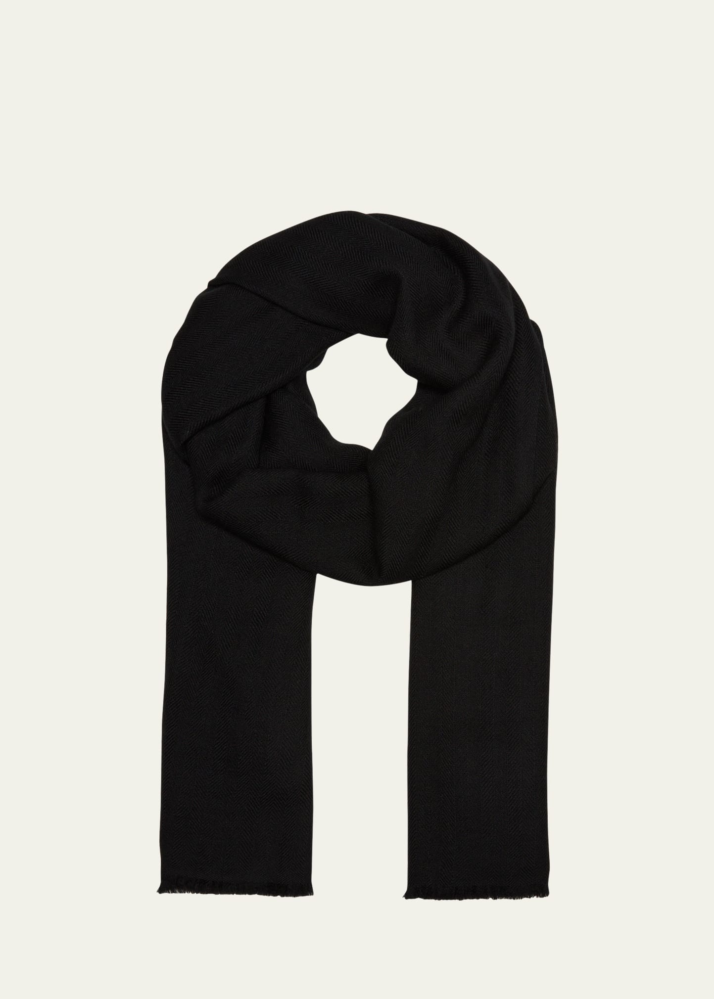 Denis Colomb Kiri Cashmere Shawl In Black