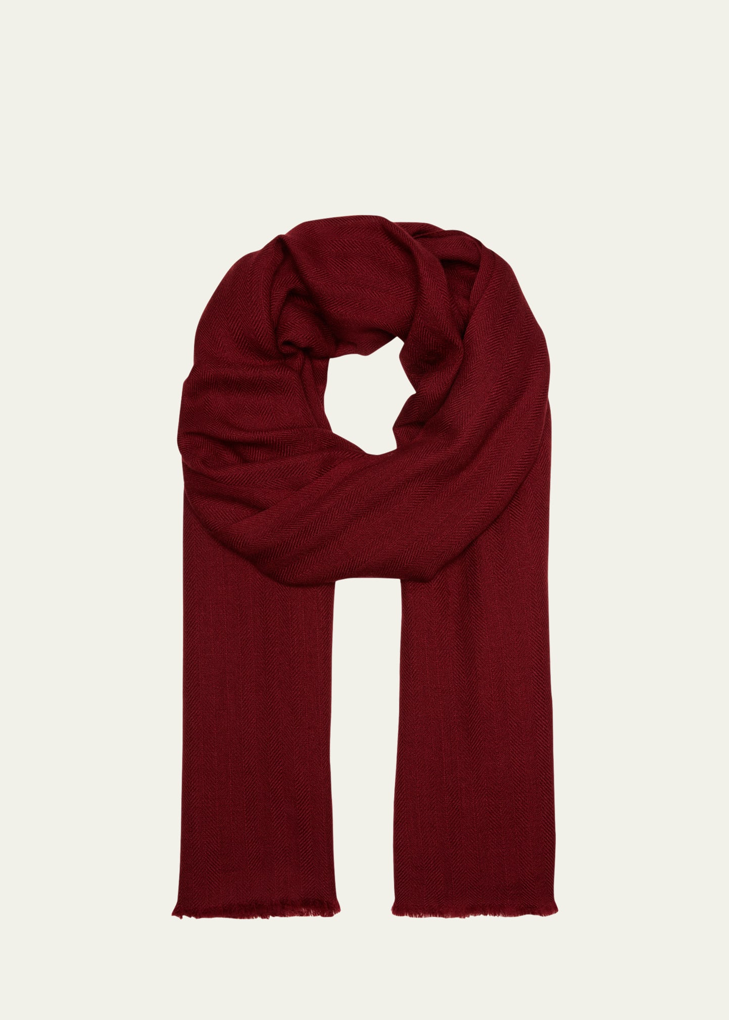 Denis Colomb Kiri Cashmere Shawl In Tibetan Red Monk