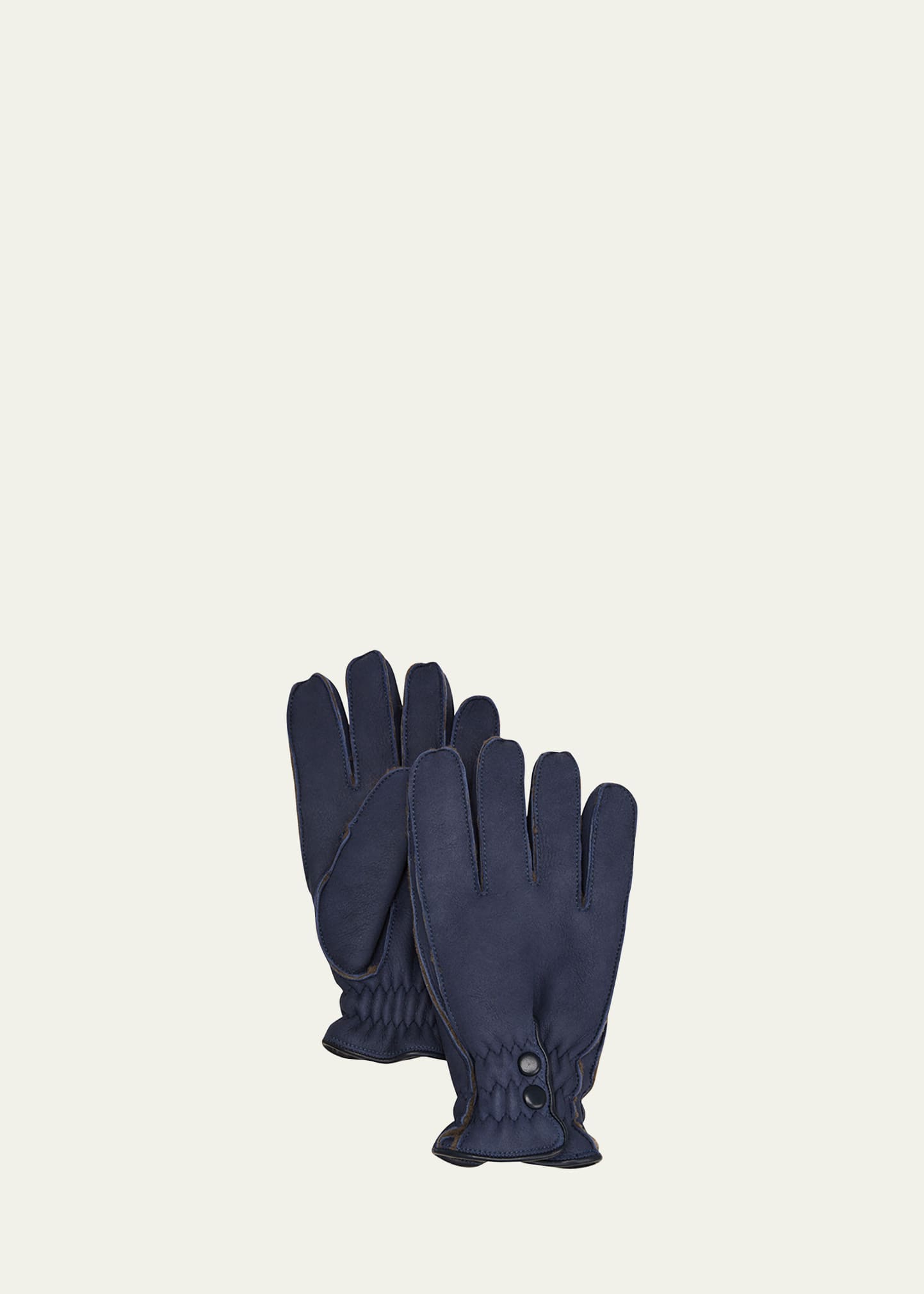Men's Tom Cashmere-Lined Leather Gloves
