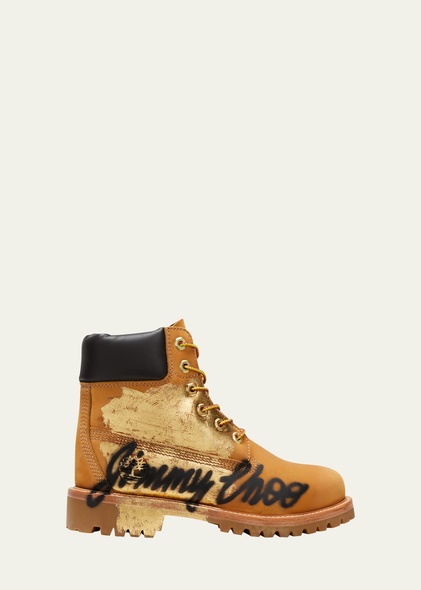 Jimmy Choo X Timberland 6 Inch Graffiti Boot In Wheat Gold | ModeSens