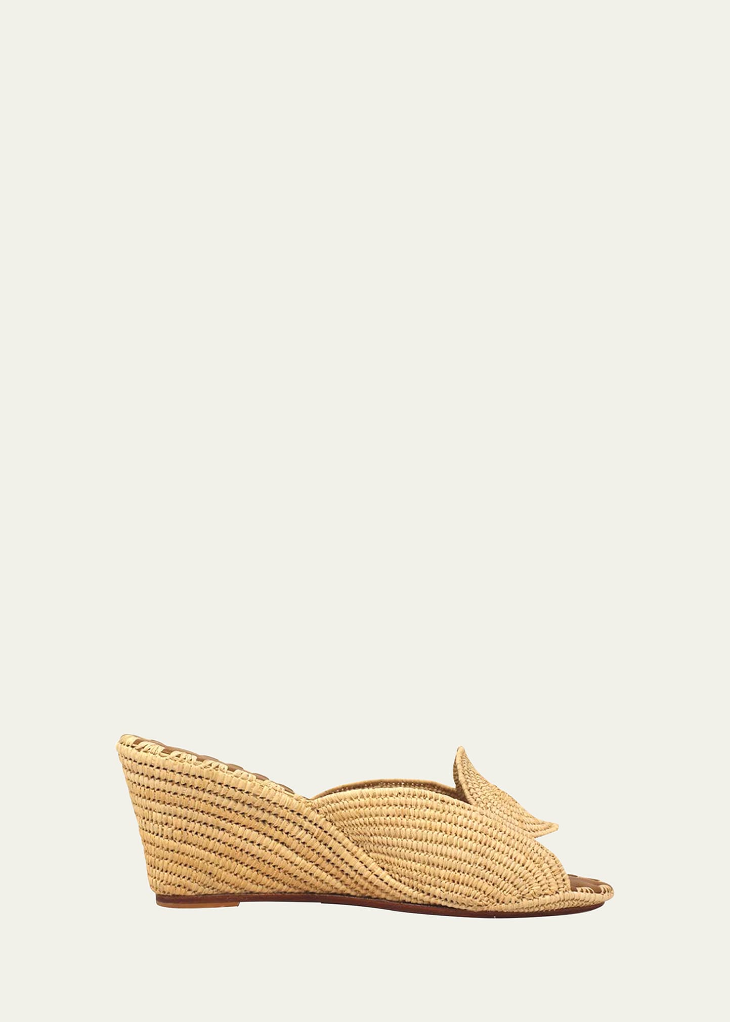 Carrie Forbes Etre Raffia Wedge Sandals