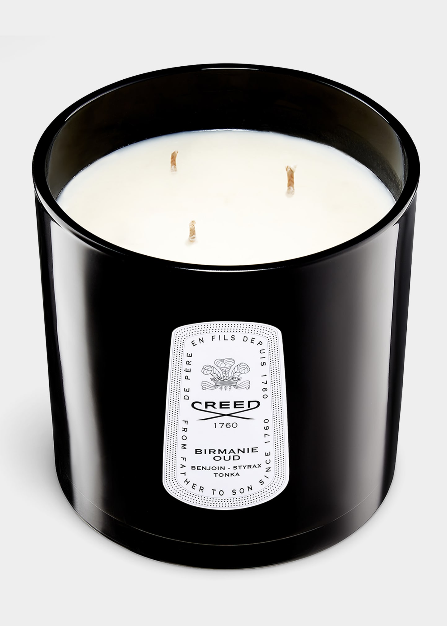 Creed 22.9 Oz. Birmanie Oud Scented Candle In White