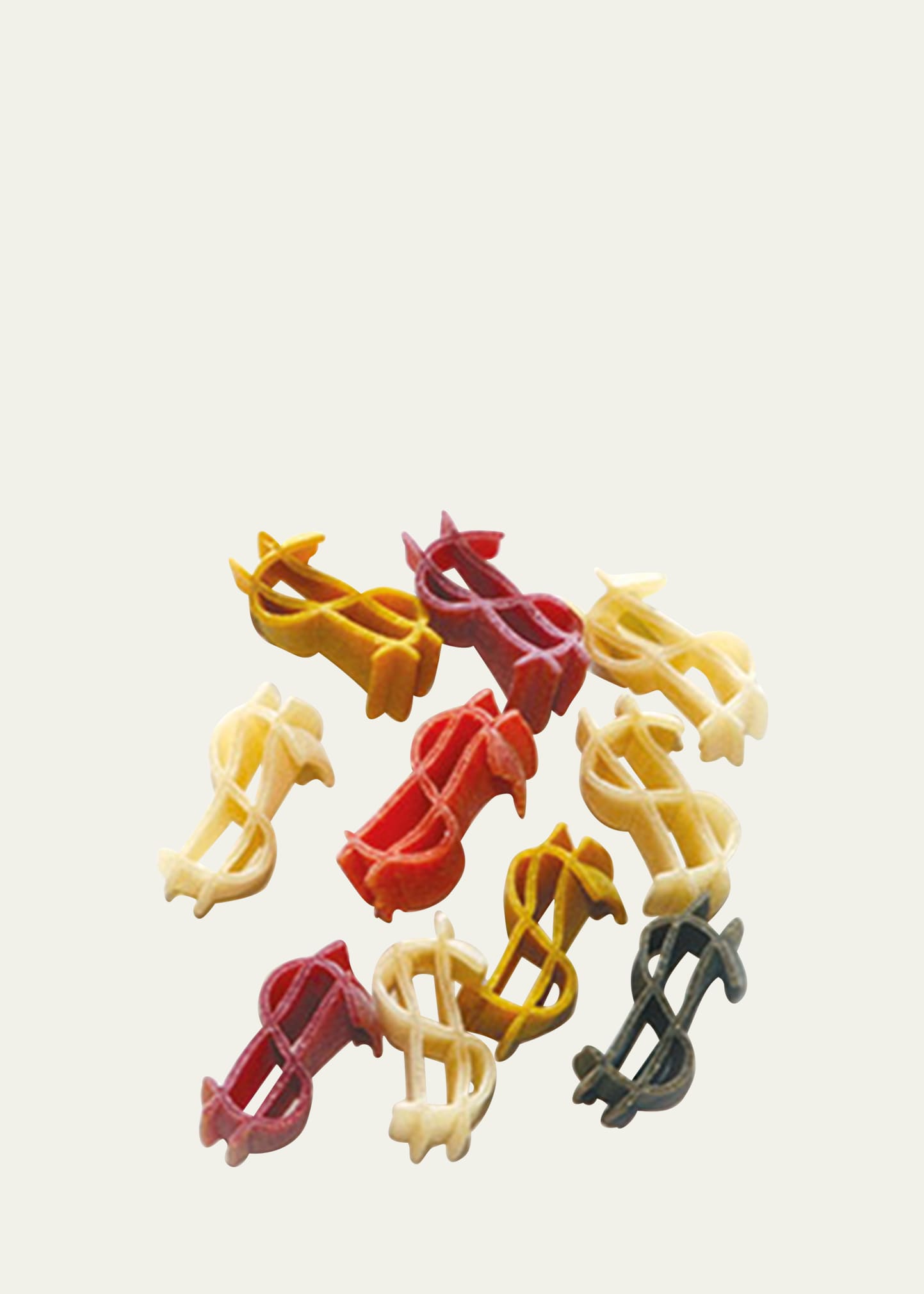 Dollar Sign Multi-Colored Pasta Noodles