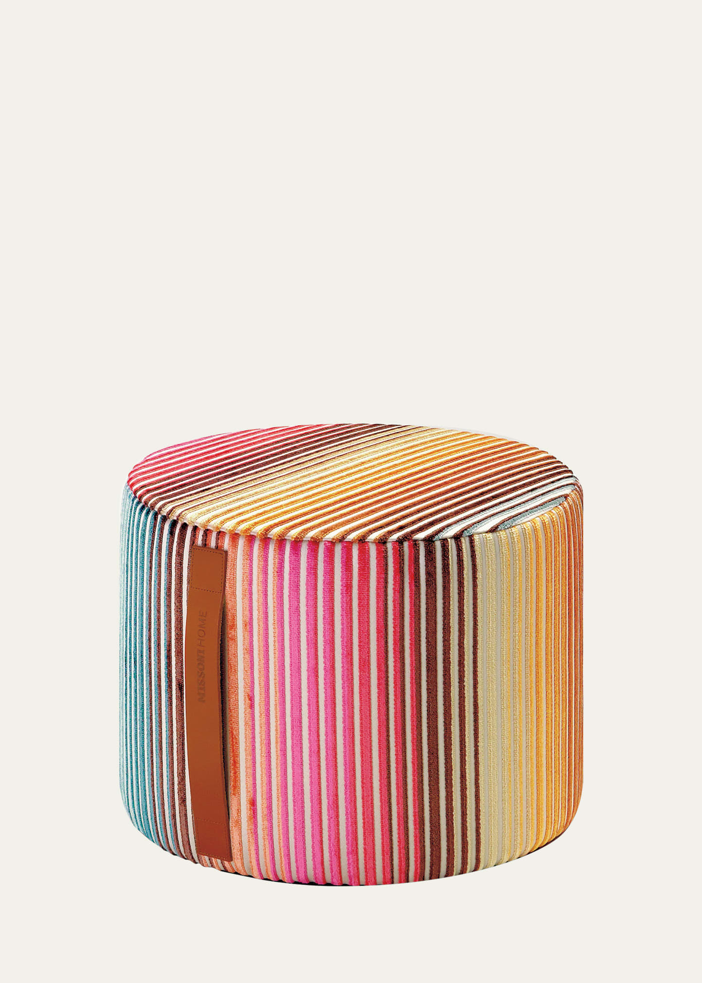 Missoni Jacaranda Cylindrical Pouf
