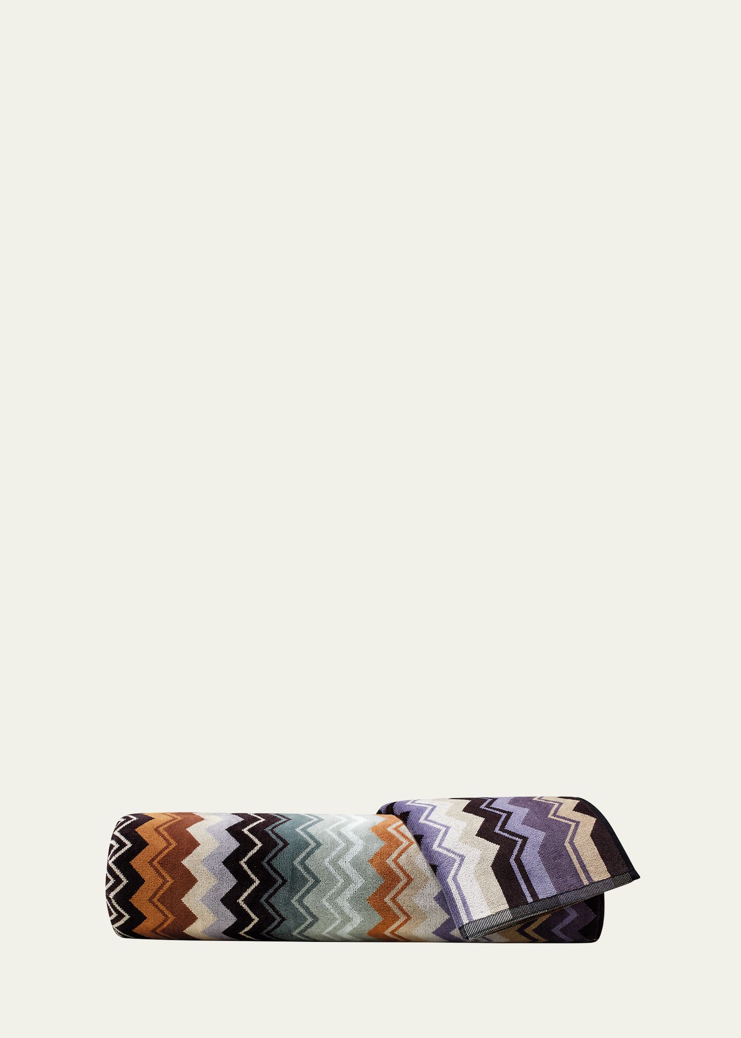 Missoni Giacomo Bath Towel In 165-verde Multi 2