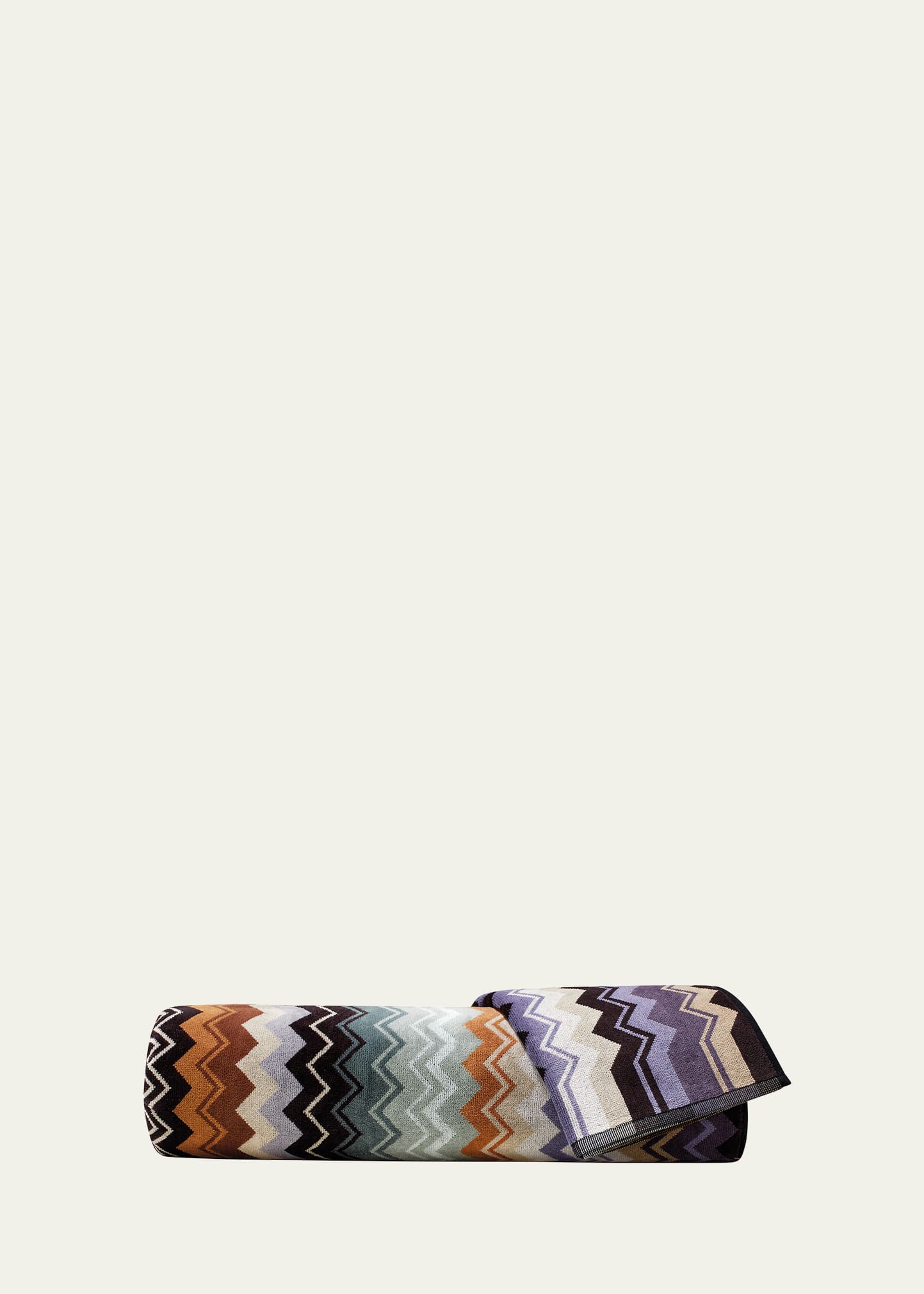 Missoni Giacomo Hand Towel In 165-verde Multi 2