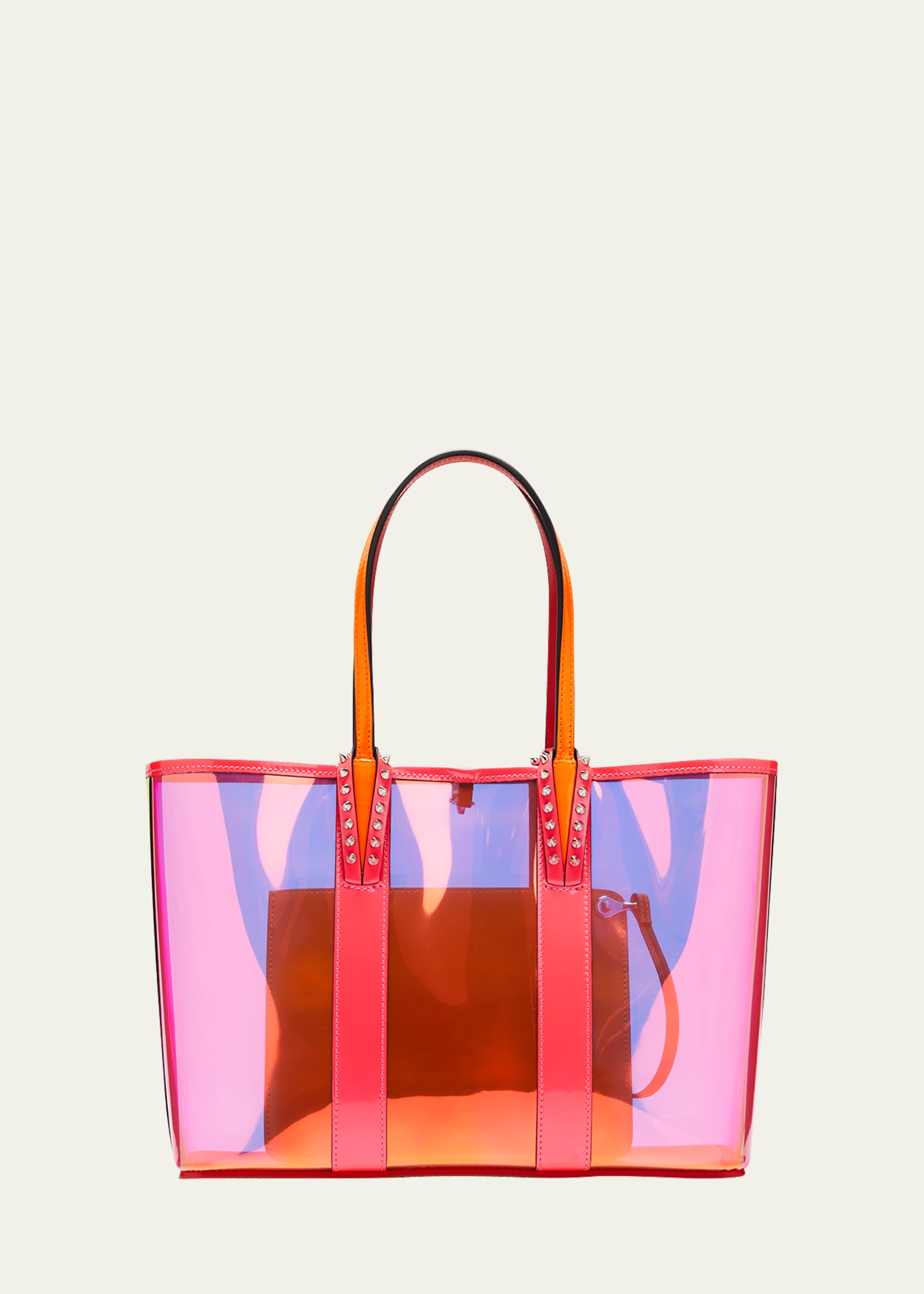 Small frangibus raffia effect tote bag - Christian Louboutin - Women