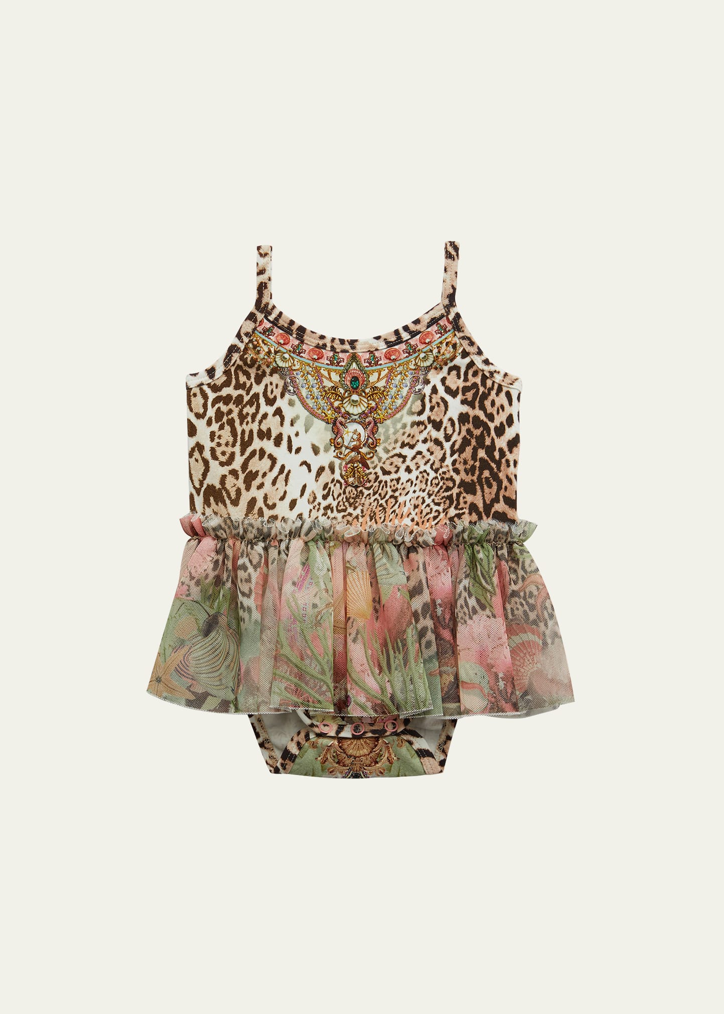 Girl's Seahorse Sonnet Tutu Dress, Size 3M-18M