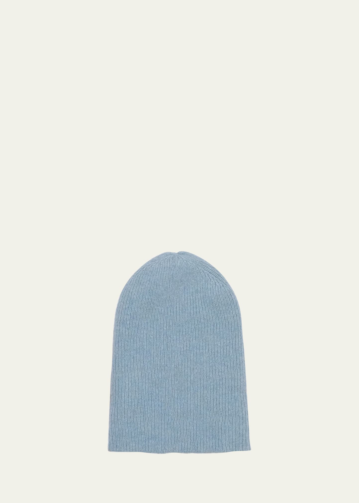 The Elder Statesman Men's Cashmere Rib-knit Beanie Hat In Turkish Blue