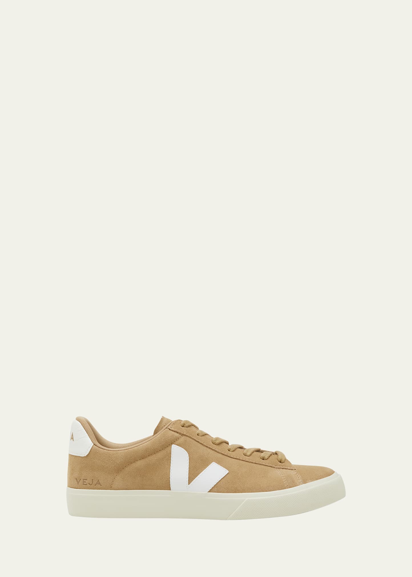 Veja Men's Campo Leather Low-top Sneakers In Dune White