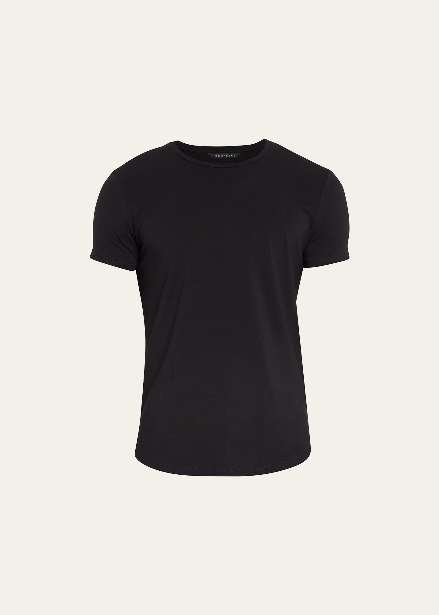 Shop Monfrere Men's Dann Solid Crew T-shirt In Noir